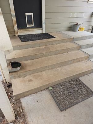 Obsidian Polyurea Coating for Atascadero Porch and Steps