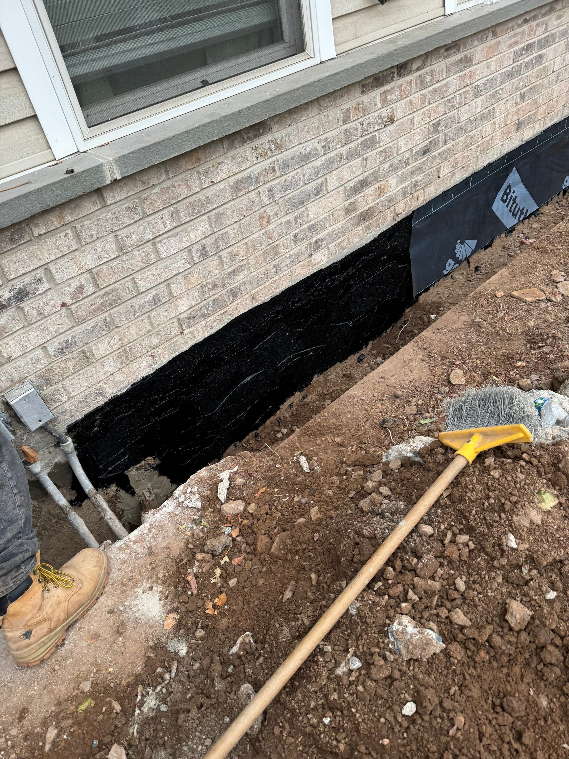 Exterior Spee-D Drain and Waterproofing by Pure Service Pro, LLC 
