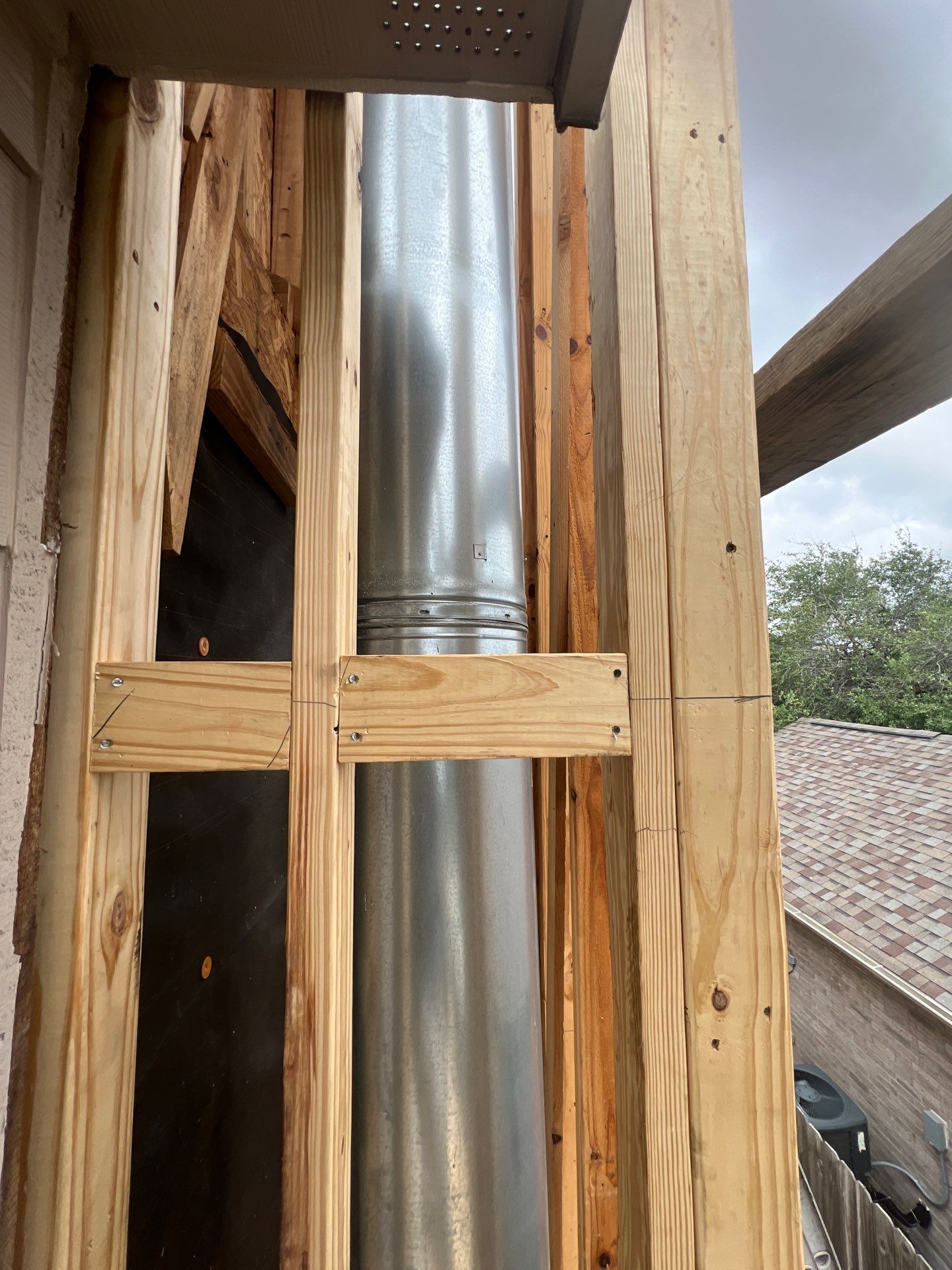 Chimney looks good but its BAD! by Bayfront Roofing and Construction