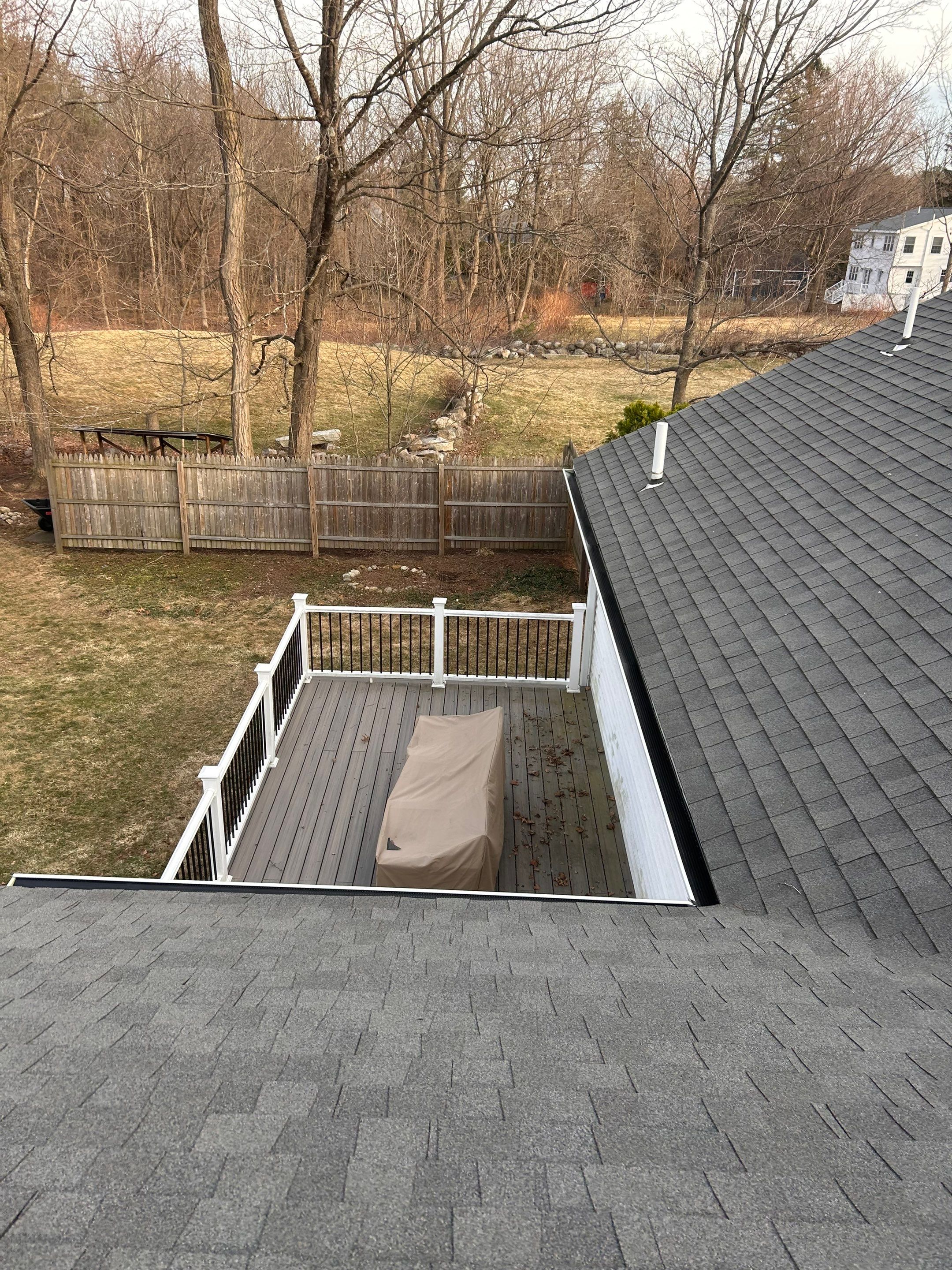 Roof-to-Wall Transition Repair & Alu-Rex Double Pro Gutter Guards in Westford, MA – Leak Fix & Drainage Upgrade by Mighty Dog Roofing of Greater Middlesex County