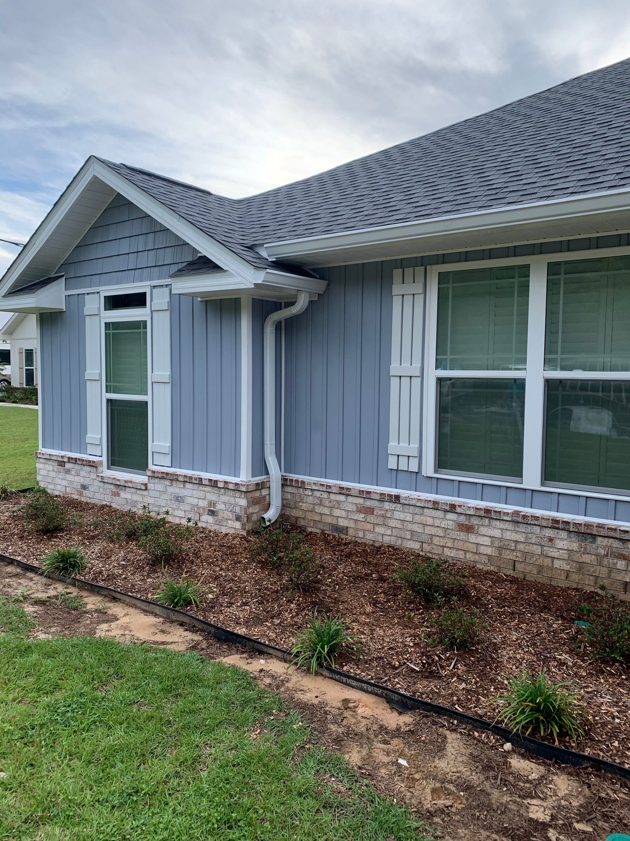 K-Style Seamless Gutter Installation using 6 Inch Seamless Gutters in Milton FL by Gutter Professors