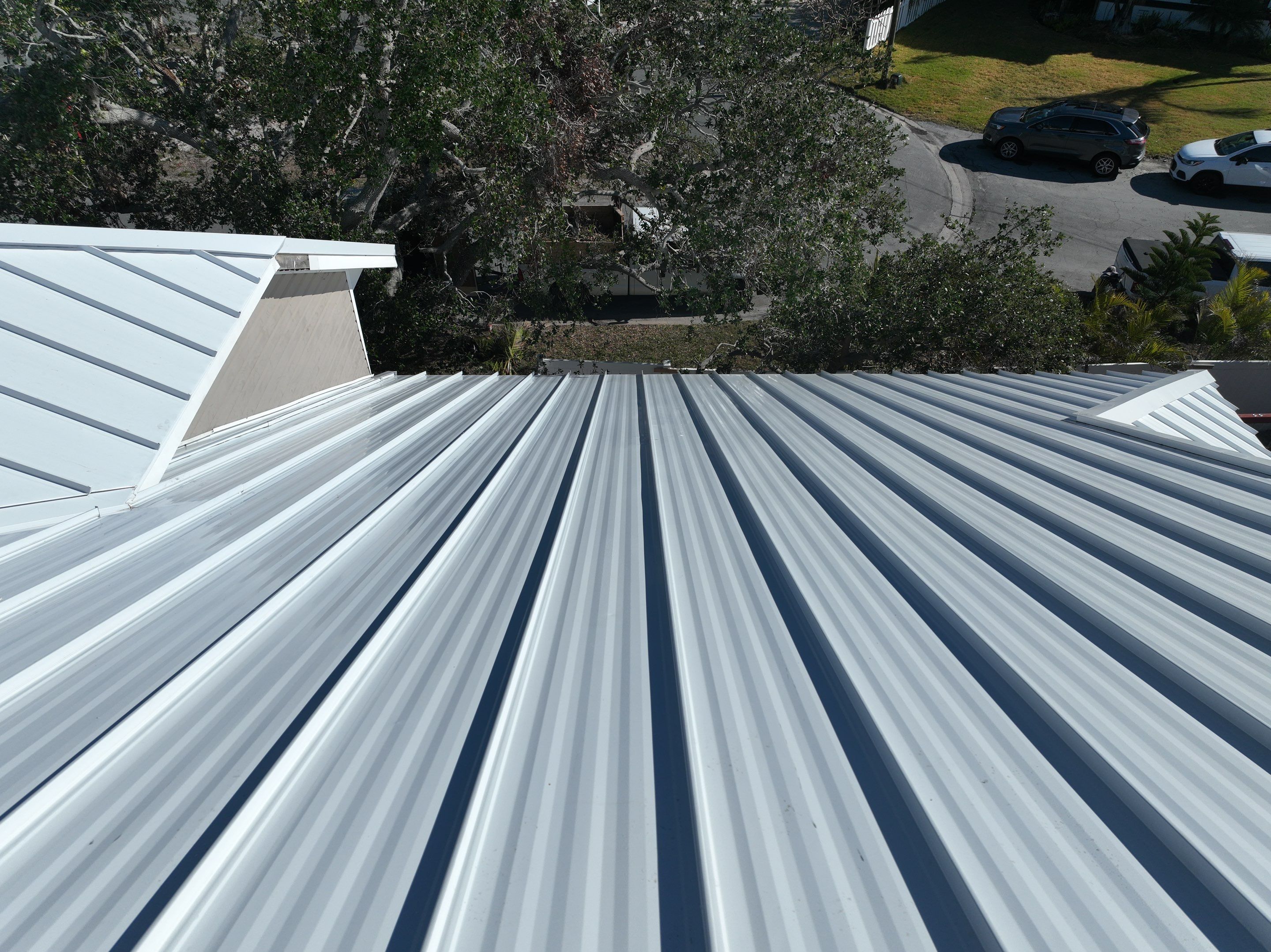 Cool White Standing Seam by Reimagine Roofing