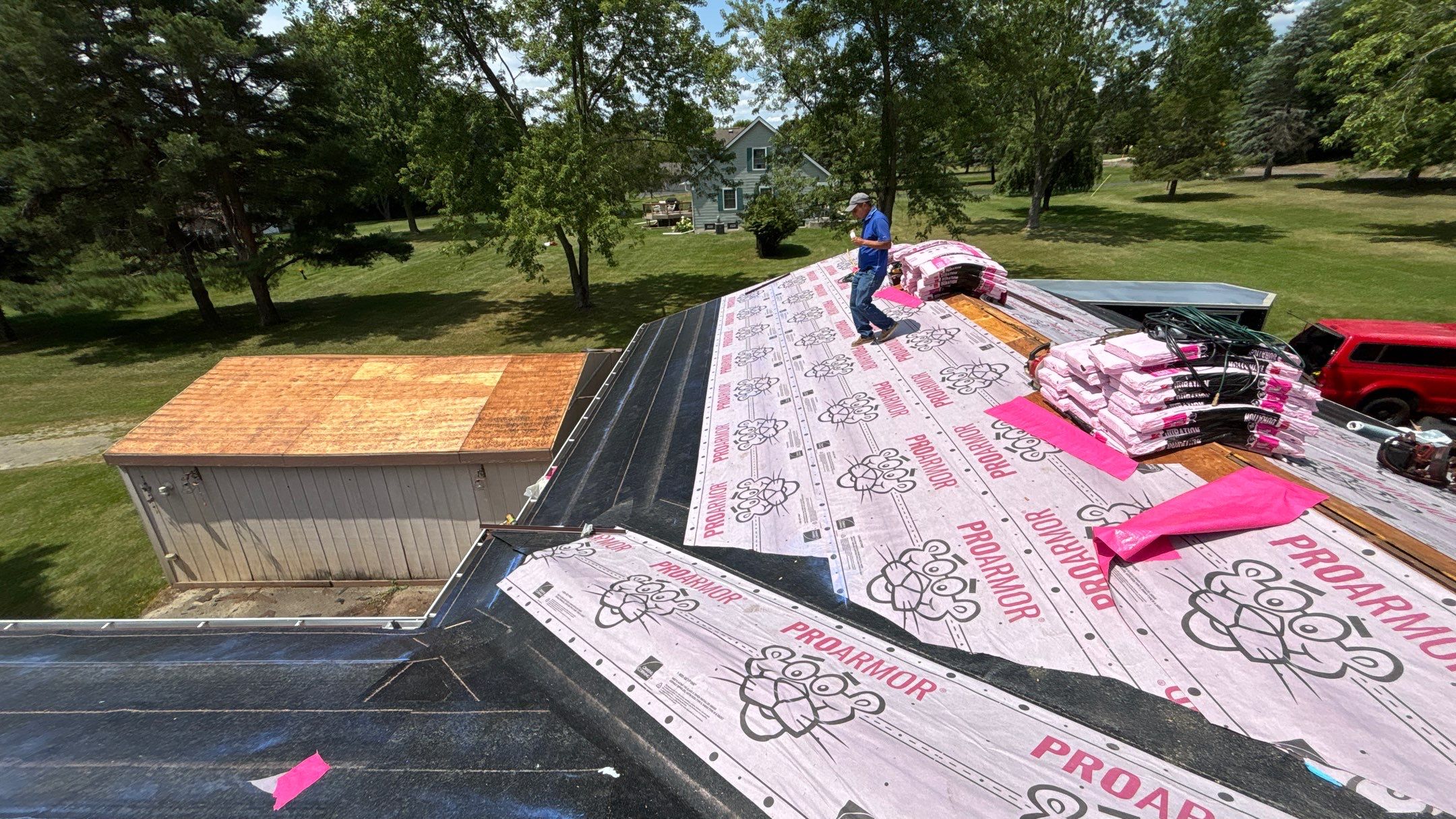 Roof Replacement using Owens Corning Tru Definitions by 180 Contractors