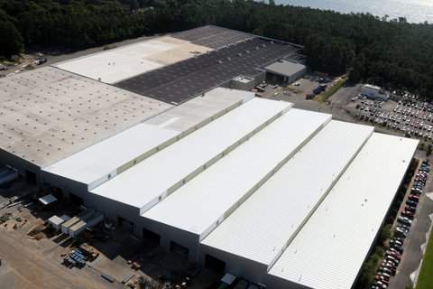 409,050 Sq Ft - Metal Roof Restoration Pensacola, FL by Southern Roof Solutions