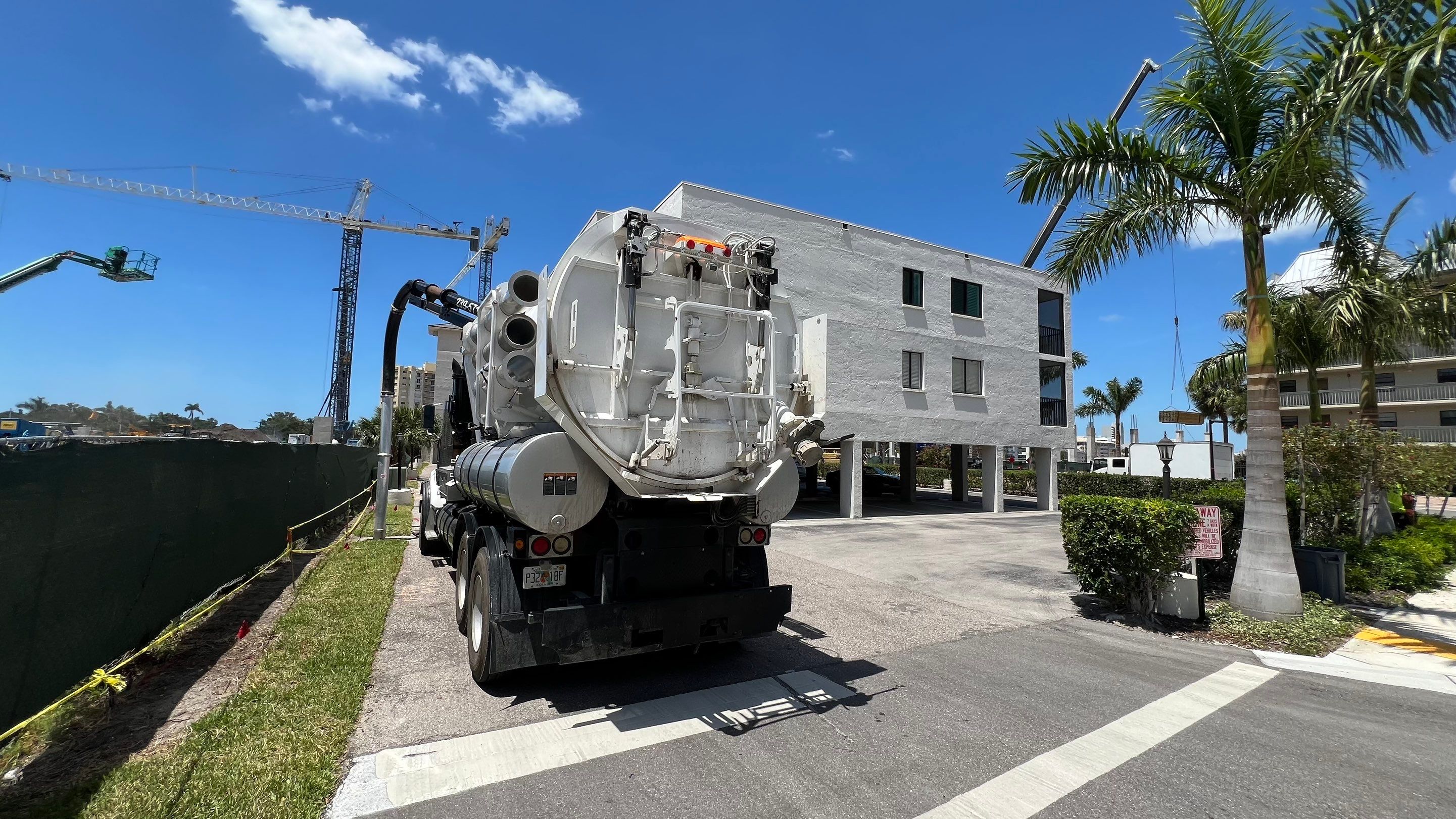 Naples Condo Catch Basin Cleaning by APS Power & Water