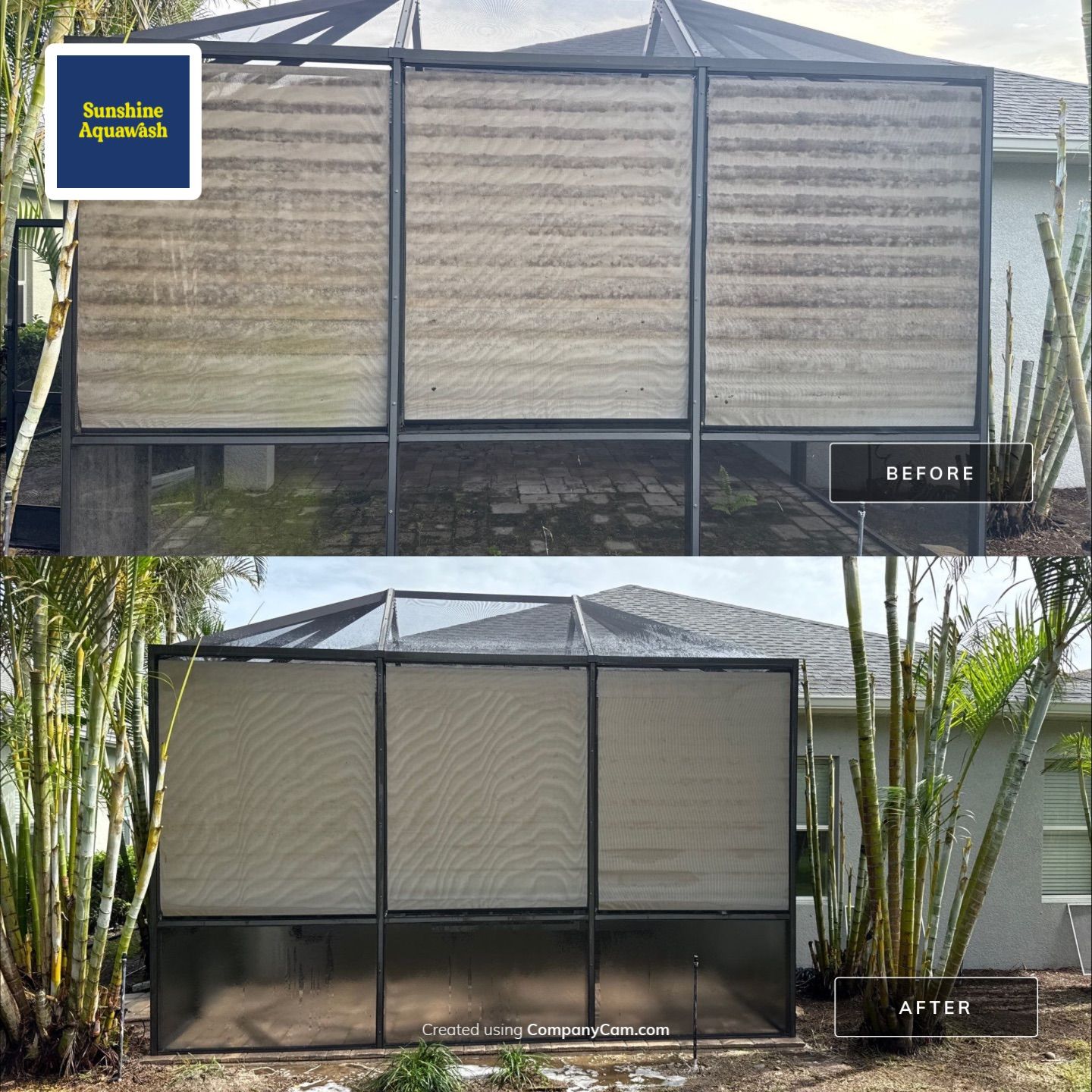 Pre-Sale Exterior Cleaning – Forest Creek Community, Parrish, FL by Sunshine AquaWash