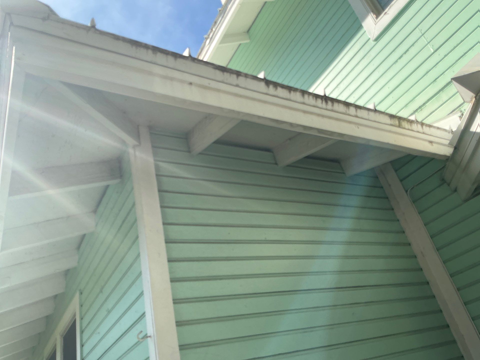 New White Soffit Project in Safety Harbor, FL by Gutter Professors
