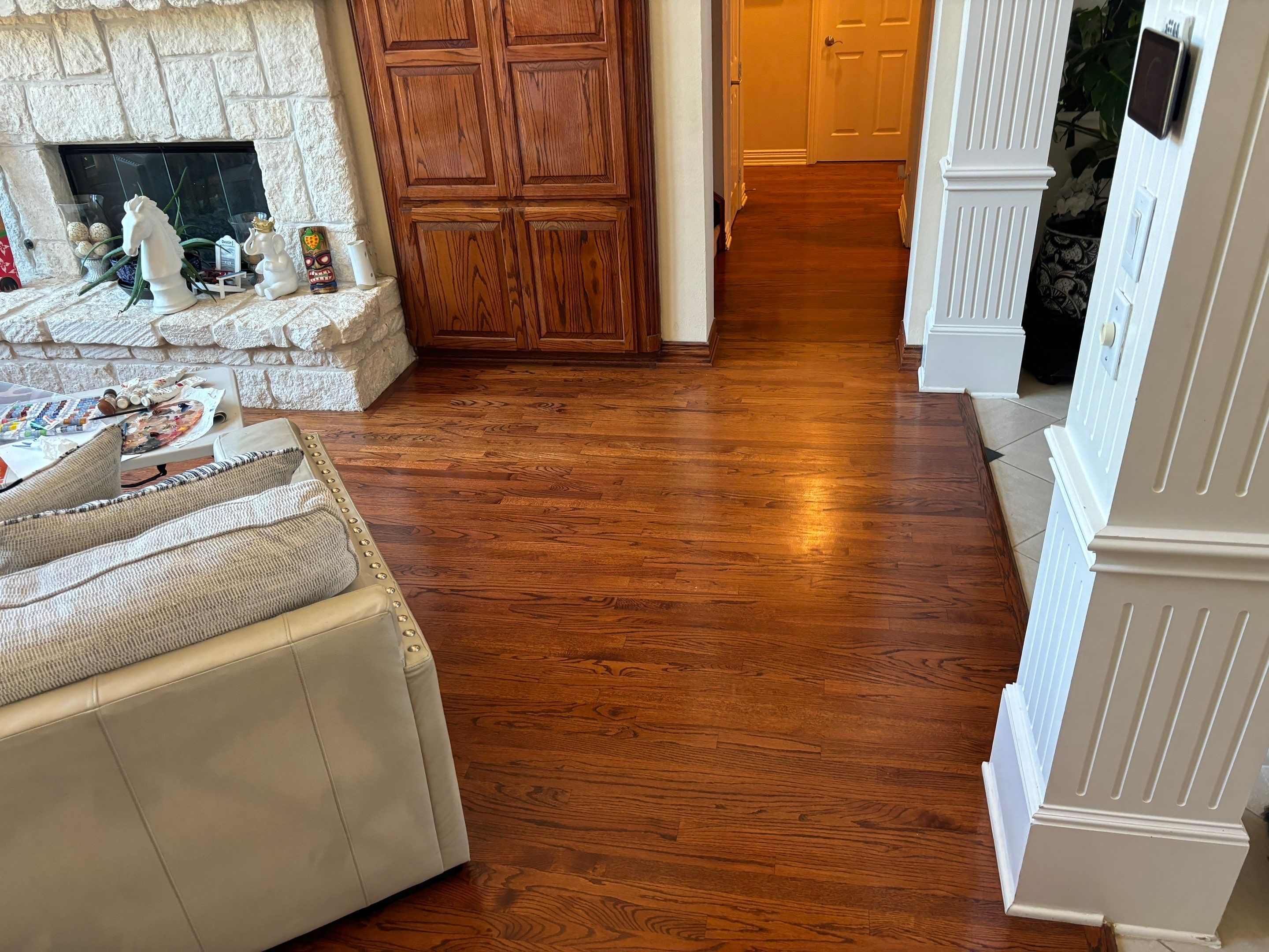In Progress - Insurance replaced all hardwoods by Bernard Hardwood Floors