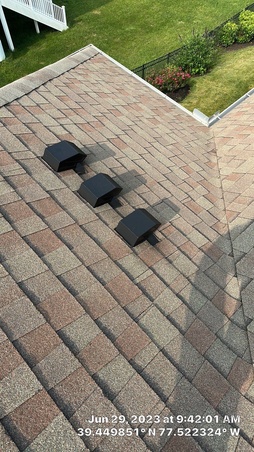 Residential Roofing Repair using CertainTeed Landmark Weathered Wood Architectural Shingles by Frederick Roof Repair