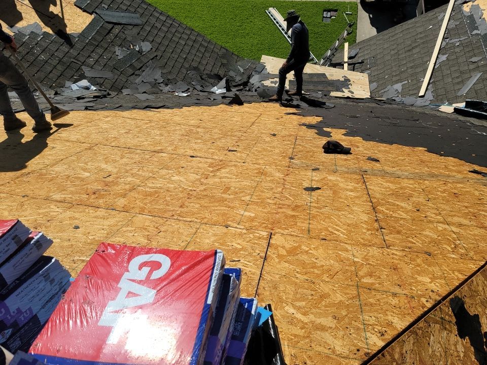 Residential Roofing Installation using Roof Replacement by American Roofing & Construction LLC