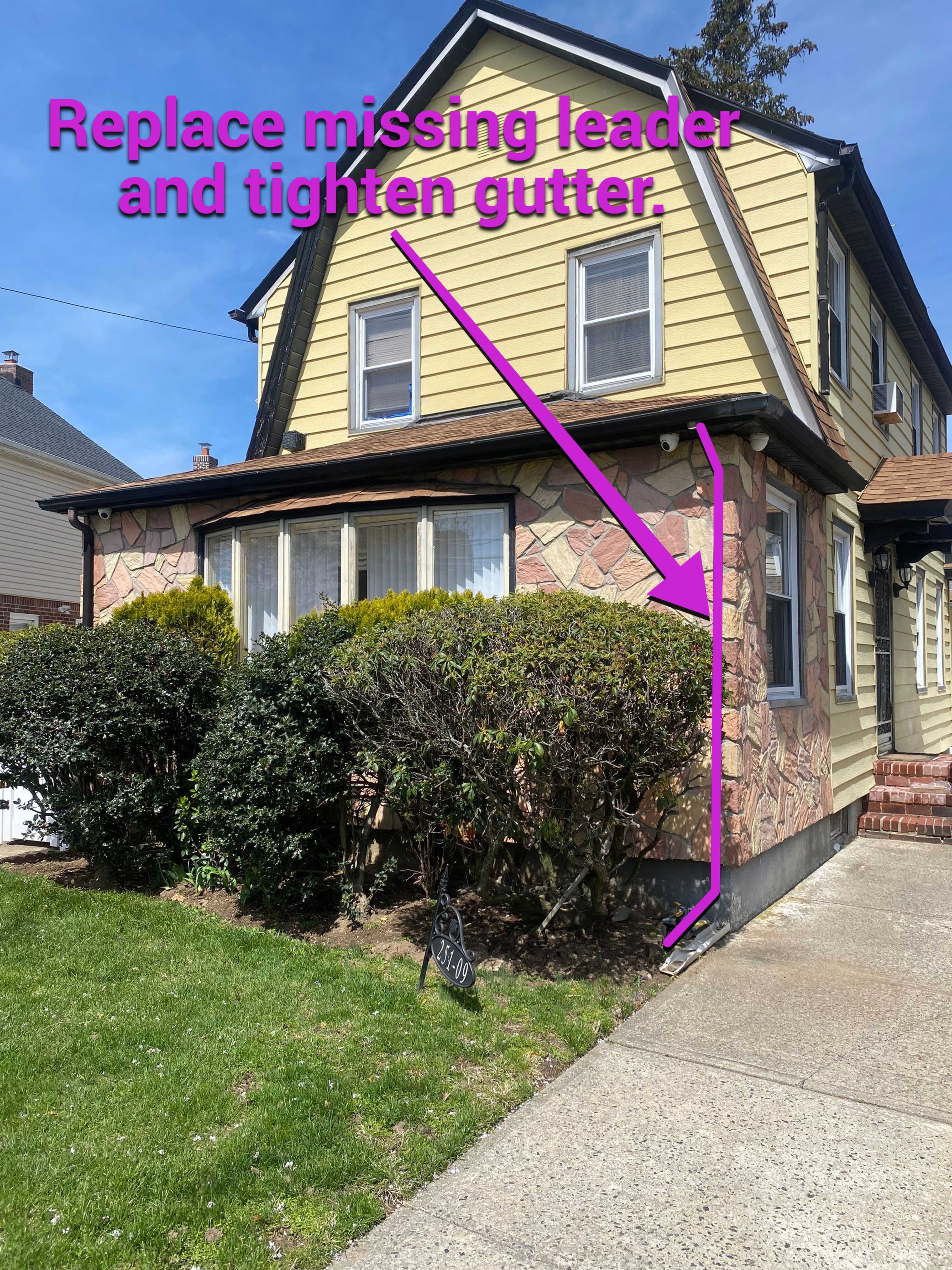 Full House Installation 5" black seamless gutters and 2x3 leaders using 5" black K style seamless gutters and 2x3 black leaders by Above All Gutters 