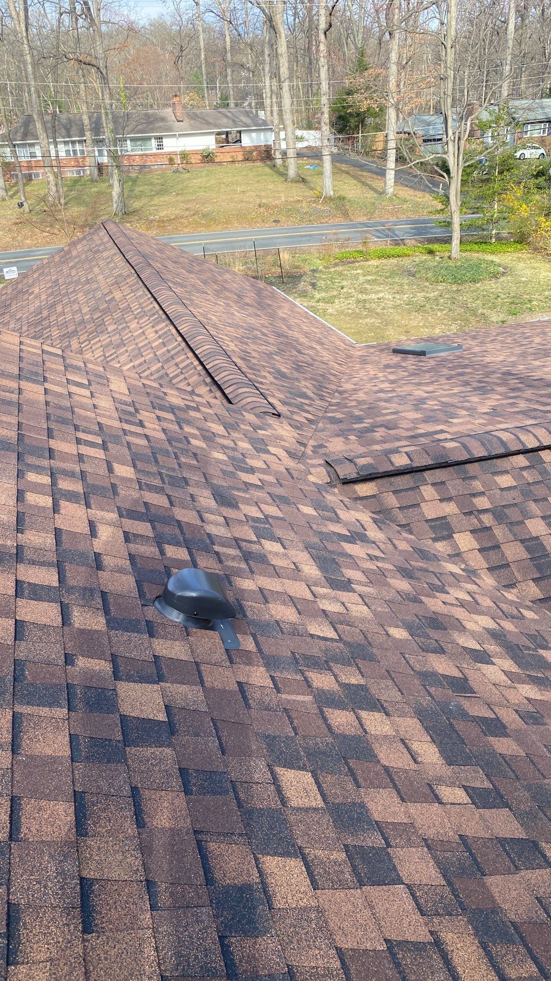 Fairfax: Residential Roof Replacement with CertainTeed Landmark Pro in Max Def Burnt Sienna by RM Banning, Inc.