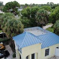 24ga 1" Nail-Strip Slate Blue  by Total Roofing System The Metal Roof Experts