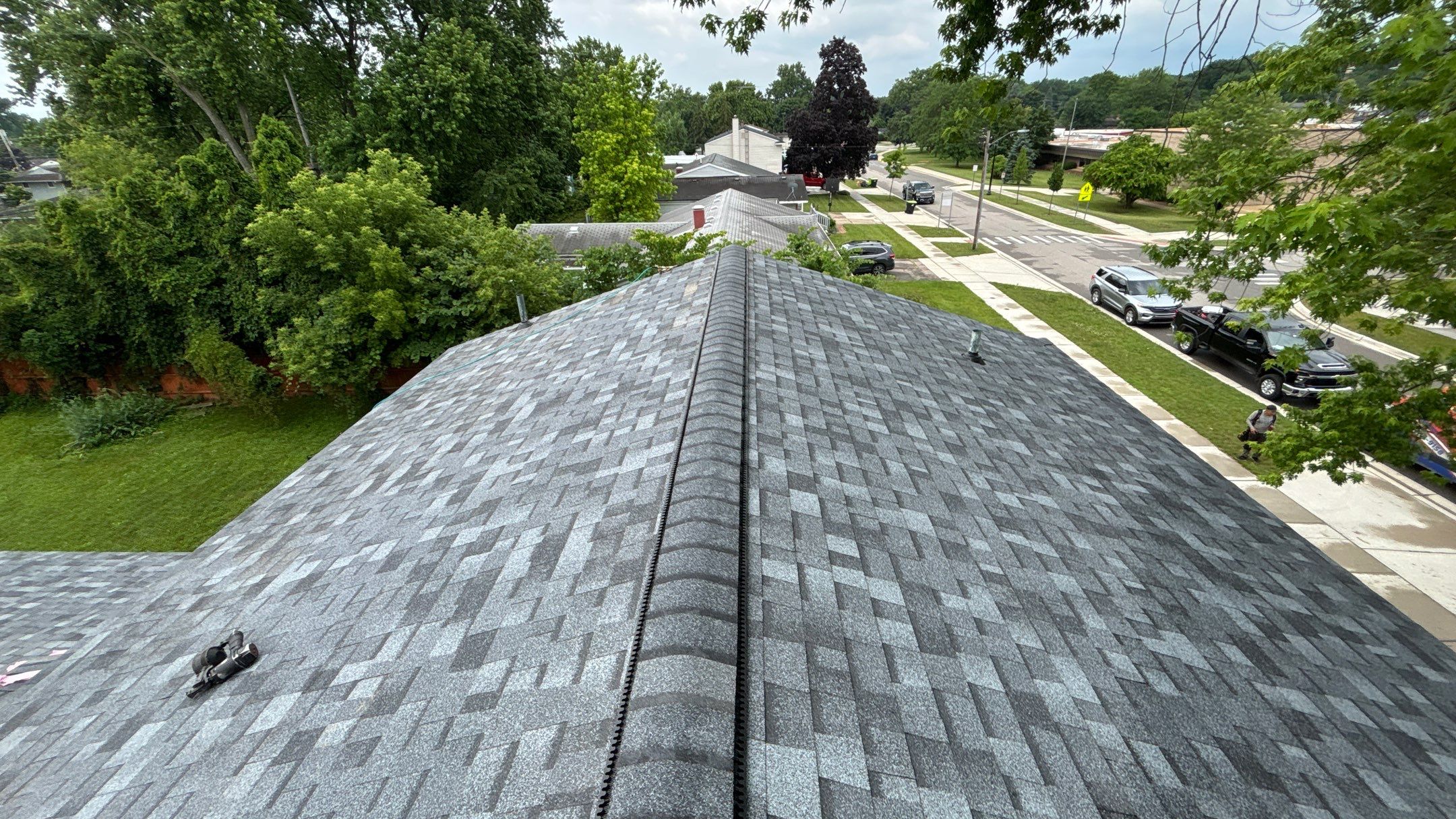 Roof Replacement using Owens Corning Slatestone Gray by 180 Contractors