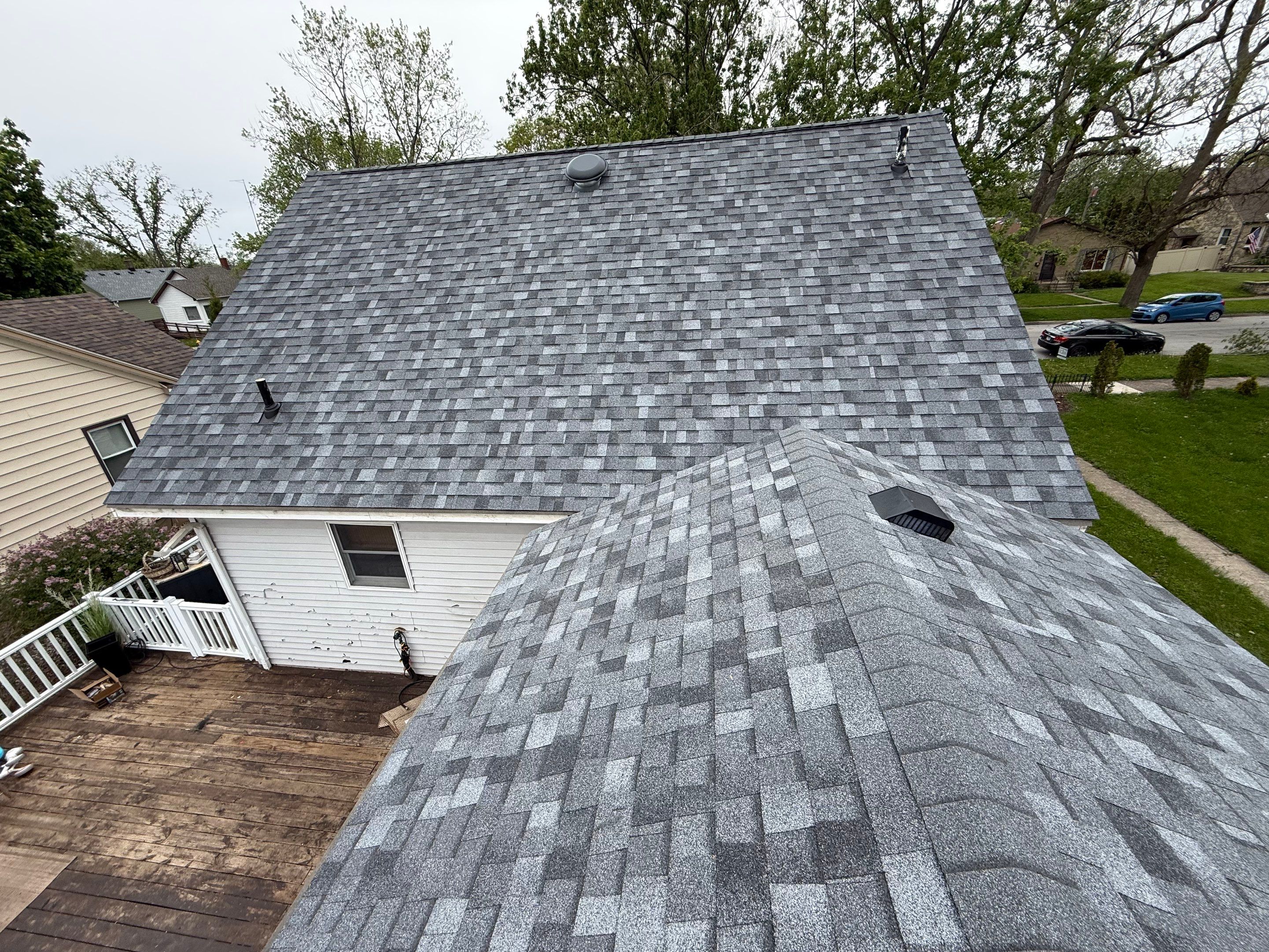 Roof replacement by Optimal Home Improvement 