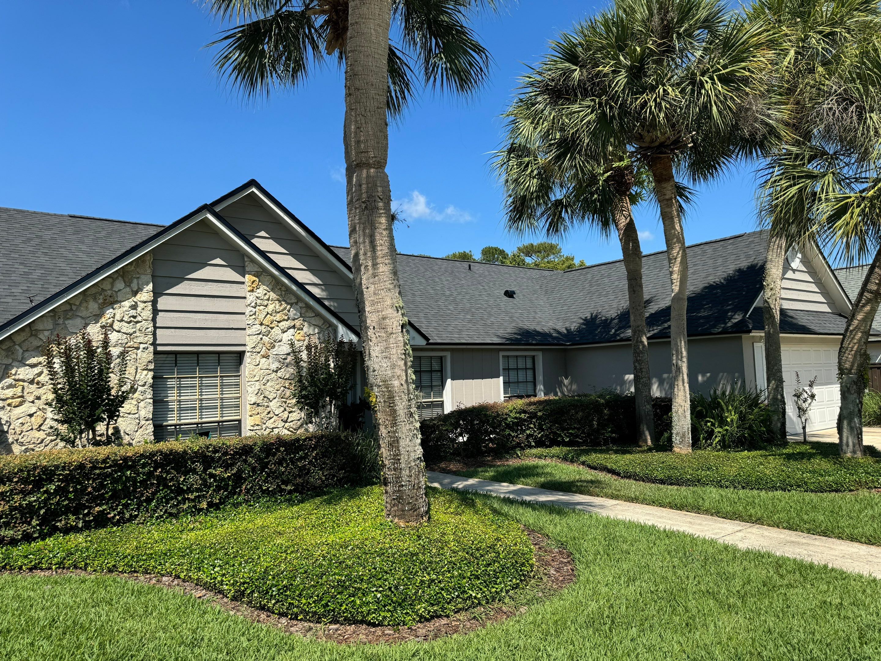 Asphalt Architectural Shingle Roof Replacement and Solar Integration in Longwood by Fortified Roofing Solutions Corp.