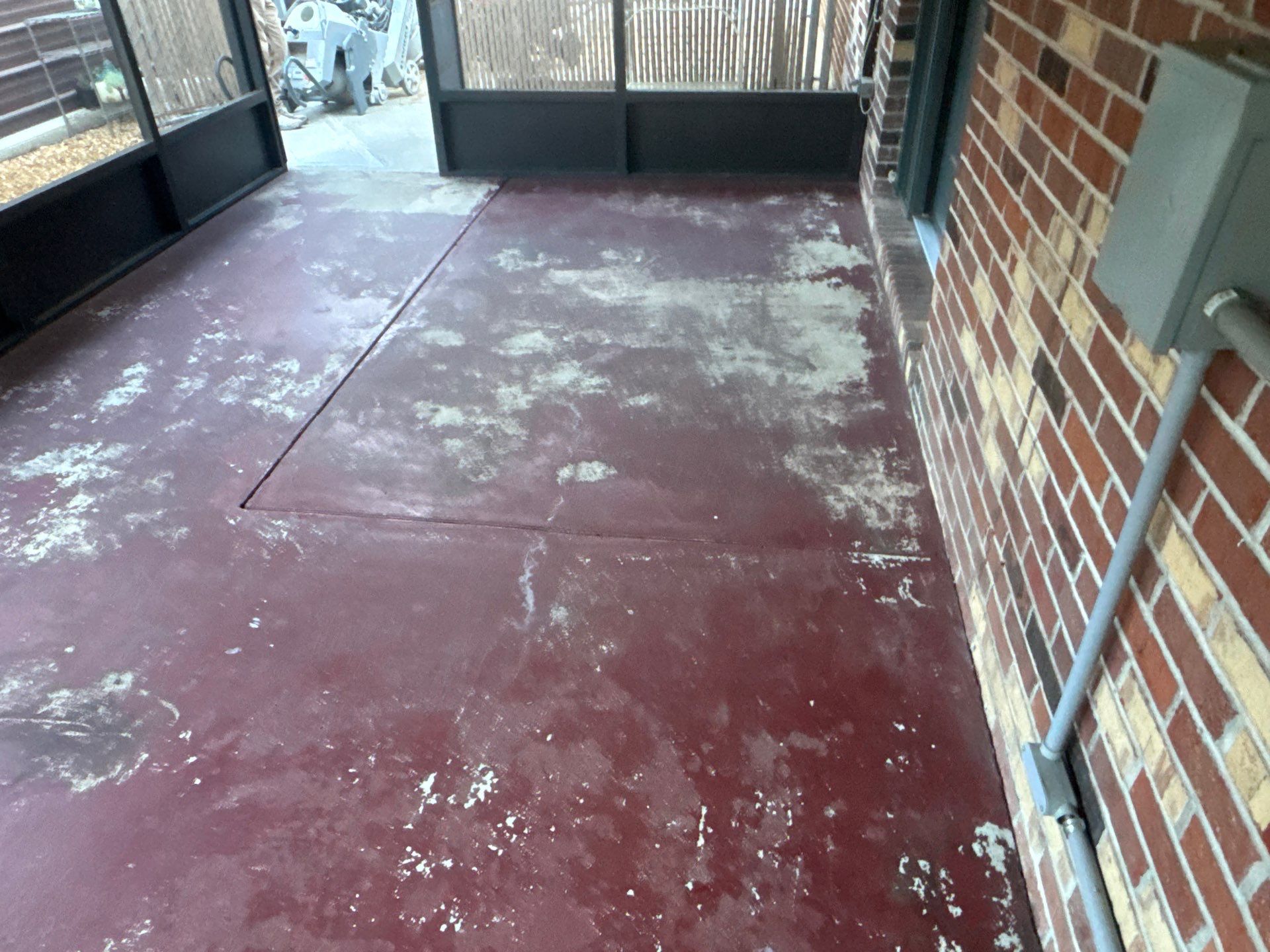 Porch in Gainesville, FL in Pecan by Cross Creek Concrete Coatings