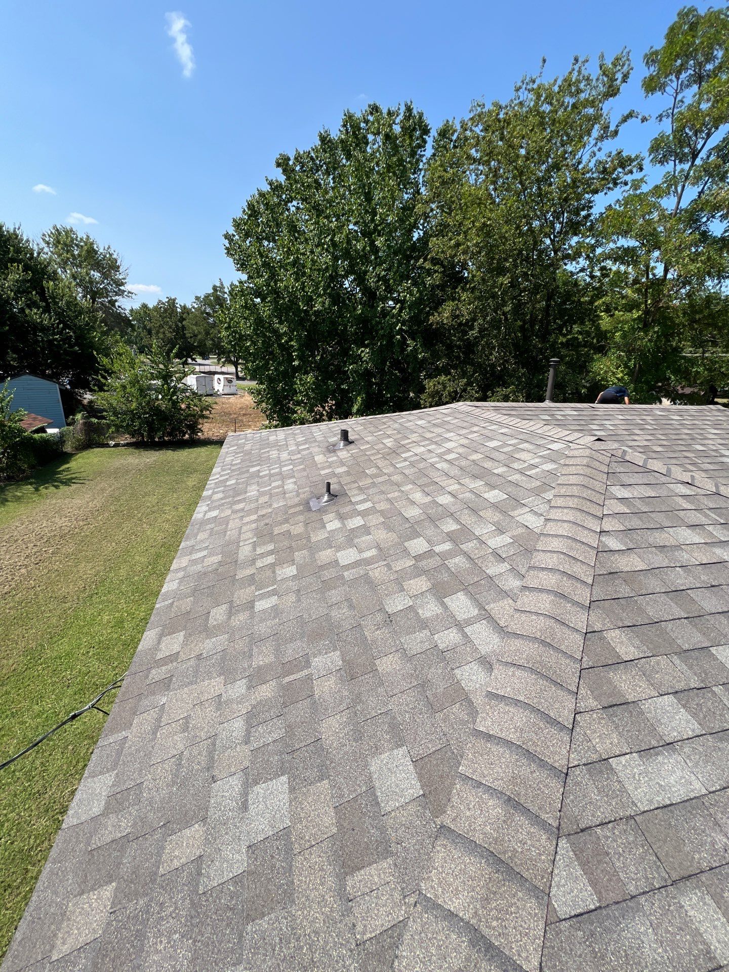 Hail damage & tornado damage restoration.  by In & Out Construction & Remodeling, LLC