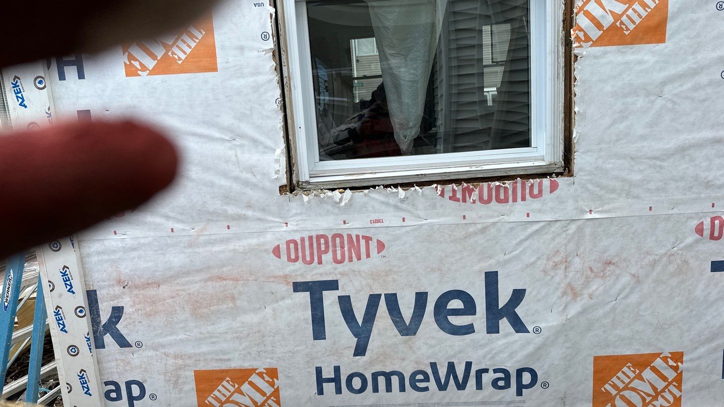 Siding Installation using Hardie Plank Aged Pewter by A Plus Exterior