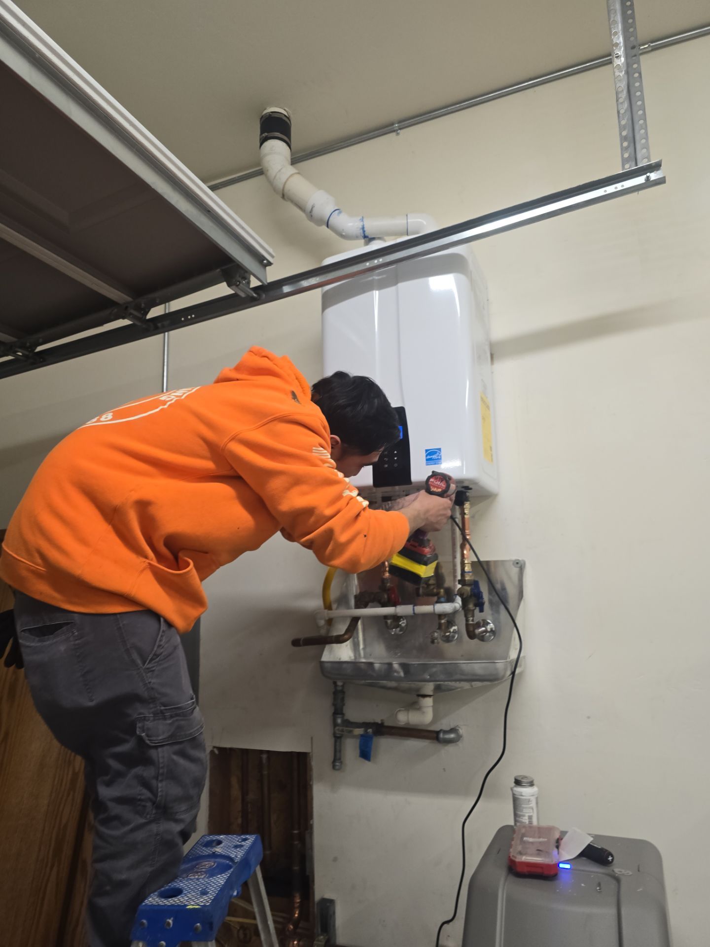 Water Softener, Moen Flo, and Tankless Water Heater Installation by Us Plumbing