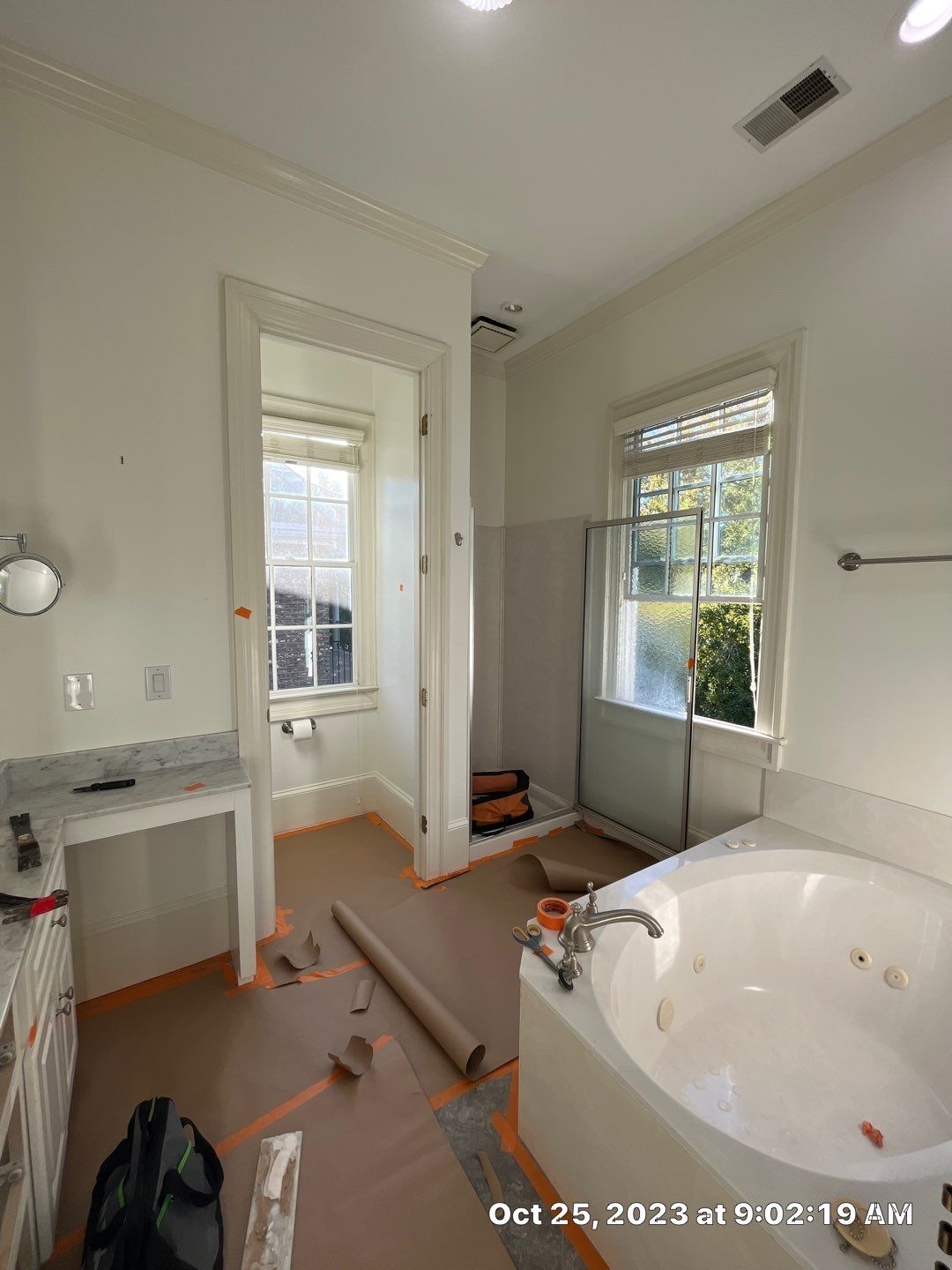 Geaux2Guy Creates a Spa-Like Master Bathroom Retreat in Columbia, SC by Thompson Industrial