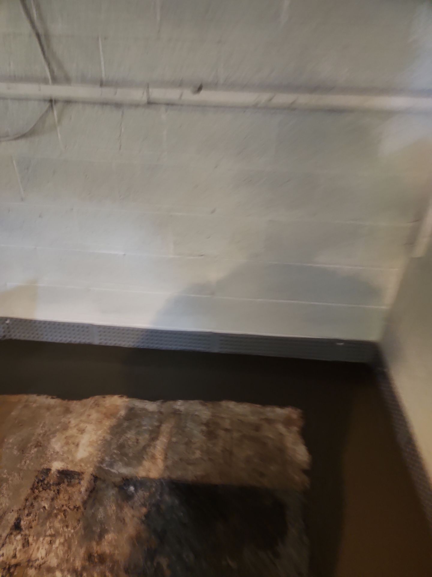 Interior French Drain & Mold Remediation Project in Manville, New Jersey by Pure Service Pro, LLC 