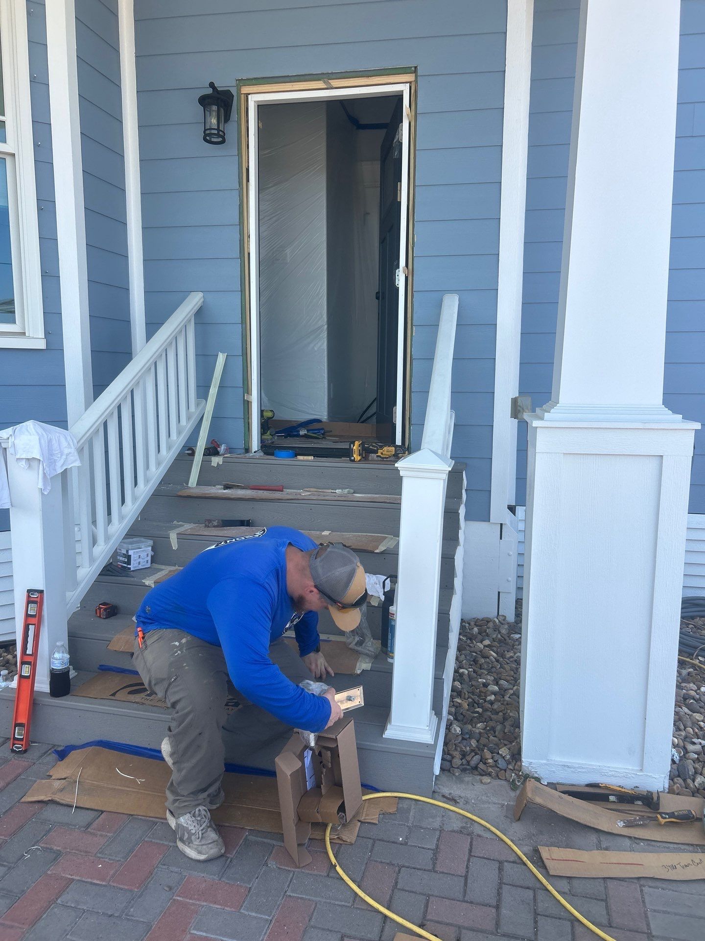 Portland Shore Porch Build and Custom Doors by Bayfront Roofing and Construction