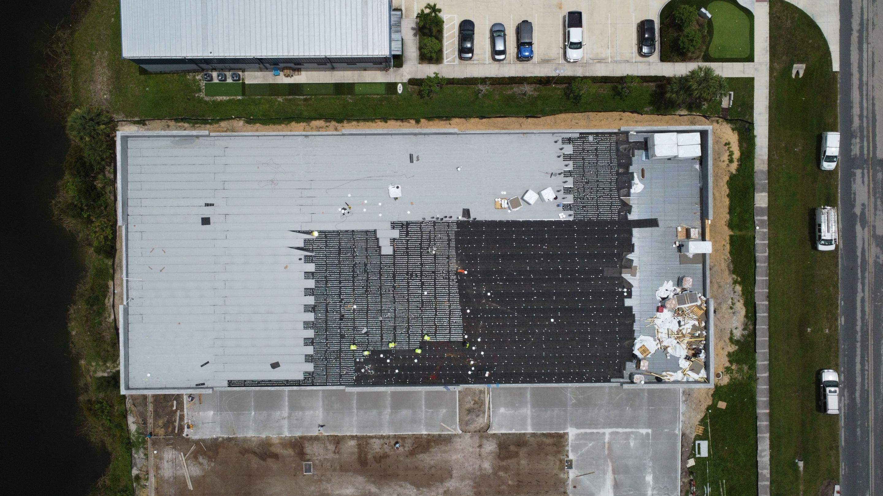 Torch Applied Modified Bitumen Roof Installation by Sailfish Roofing