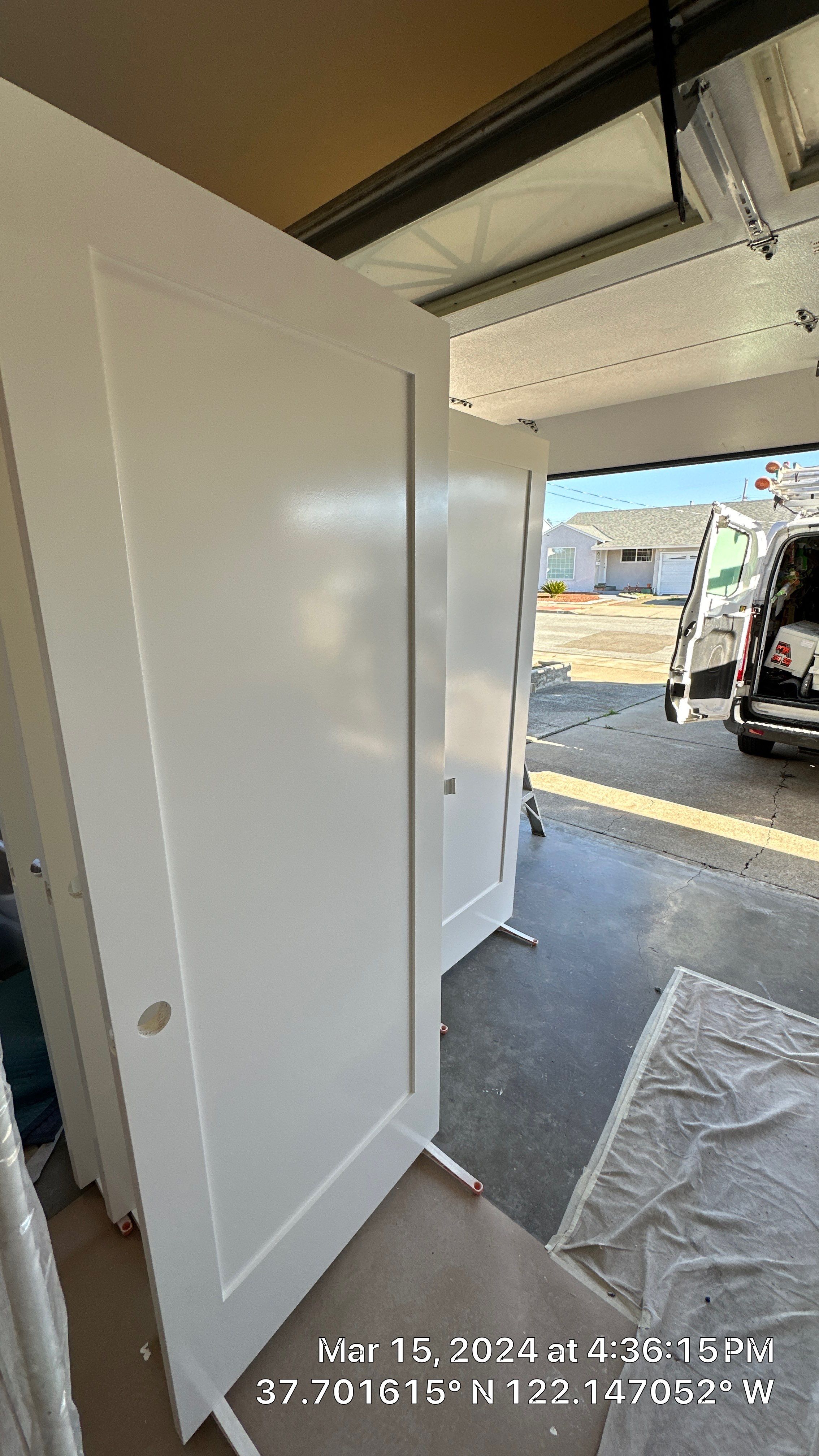 New doors  by Herrera’s Bay Area Painting inc.
