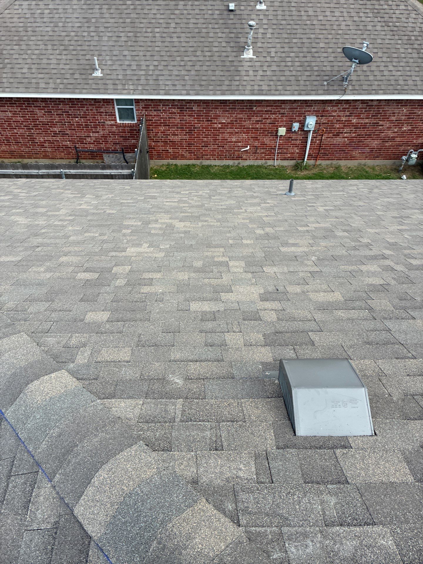 Cleburne Storm Restoration In time for Closing. by Berry Good Roofing 