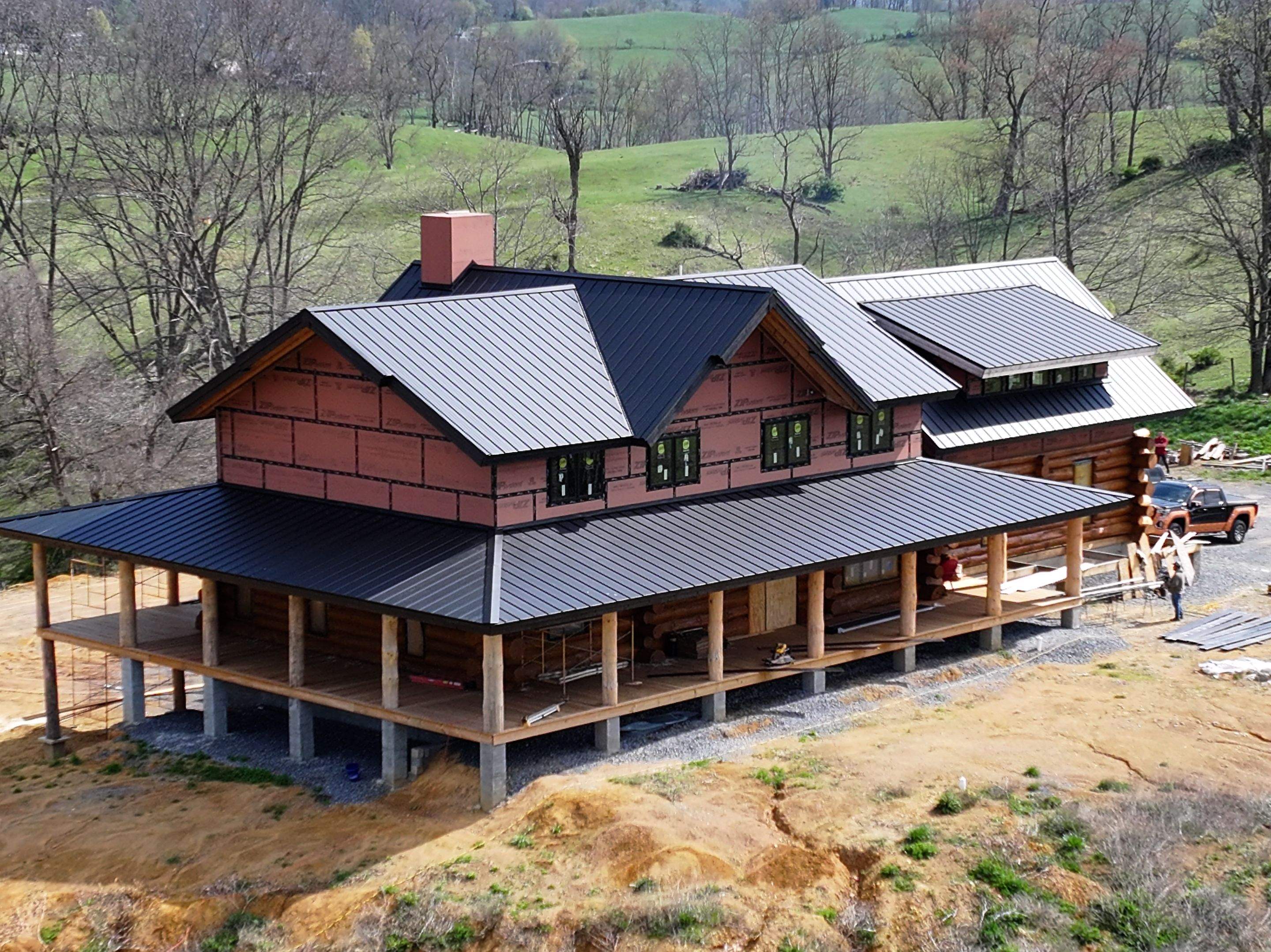 Black Frost Standing Seam by Omnia Roofing