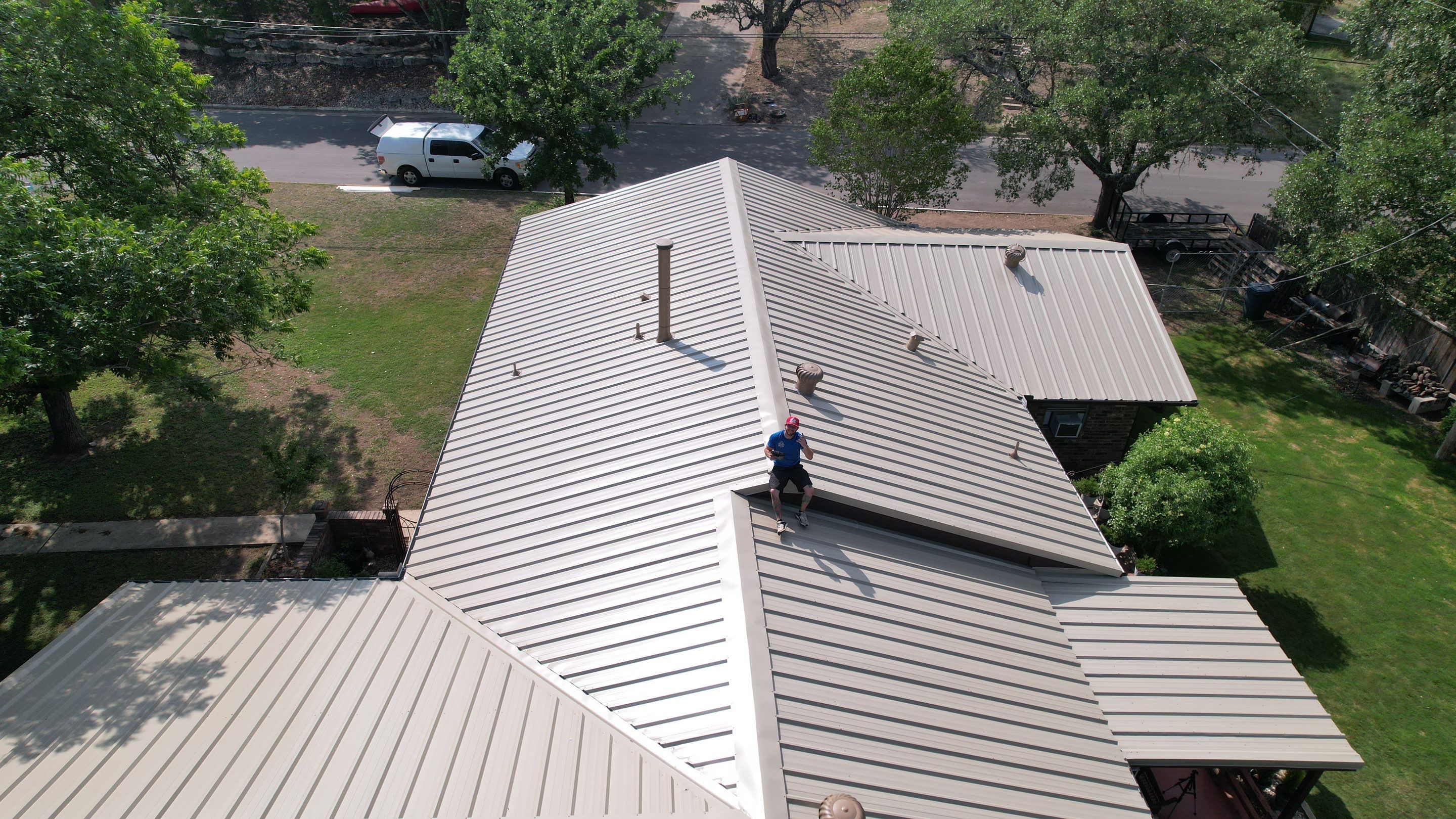 Residential Metal Roof Replacement and Custom Fascia Repair in Kerrville by Rich the Roofer LLC