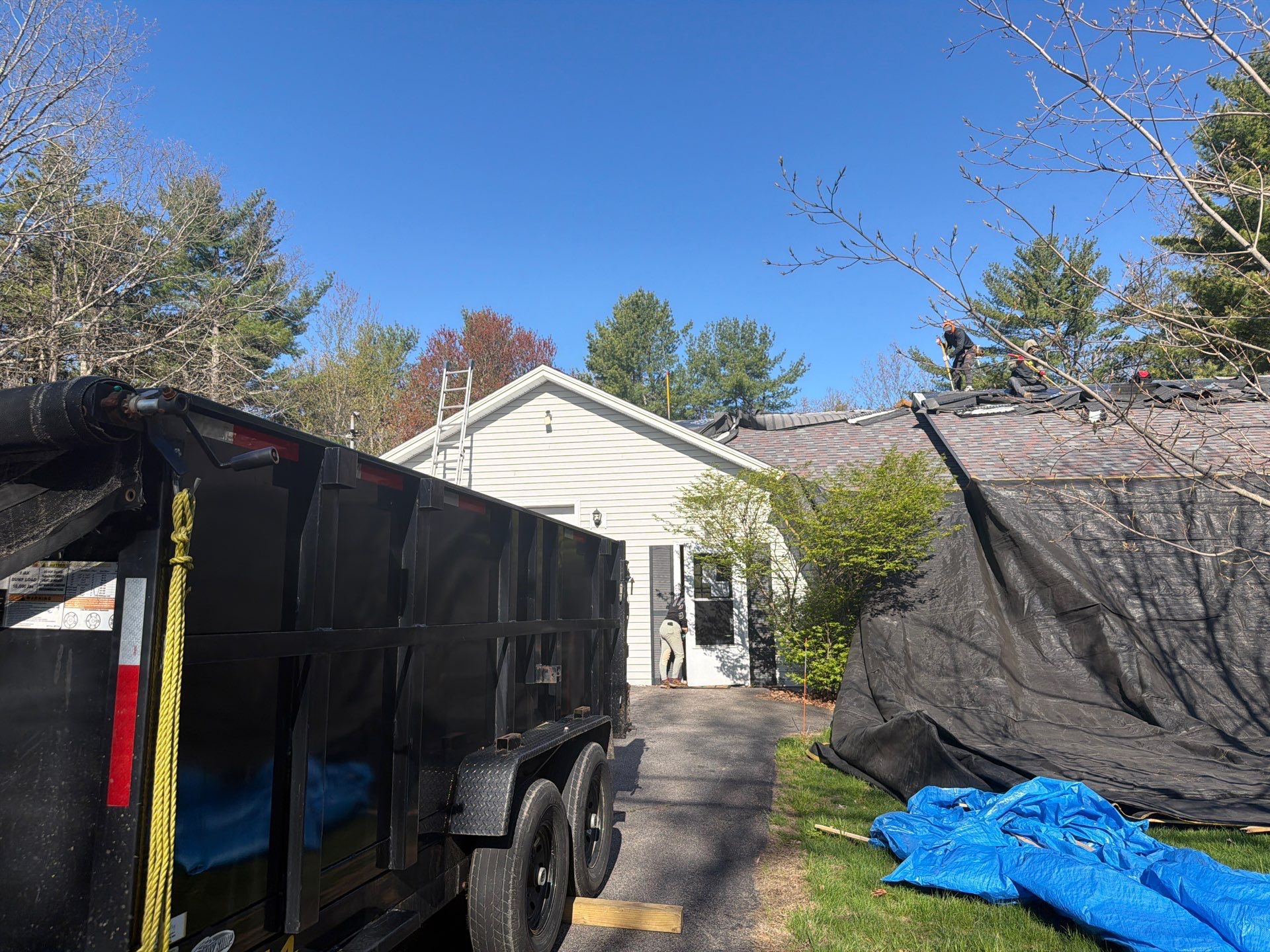 🏡 Architectural Roof Replacement – Wells, ME by Tall pine roofing