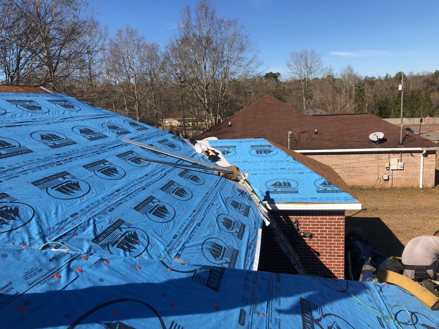 Residential Roofing Installation using Roof Replacement by American Roofing & Construction LLC