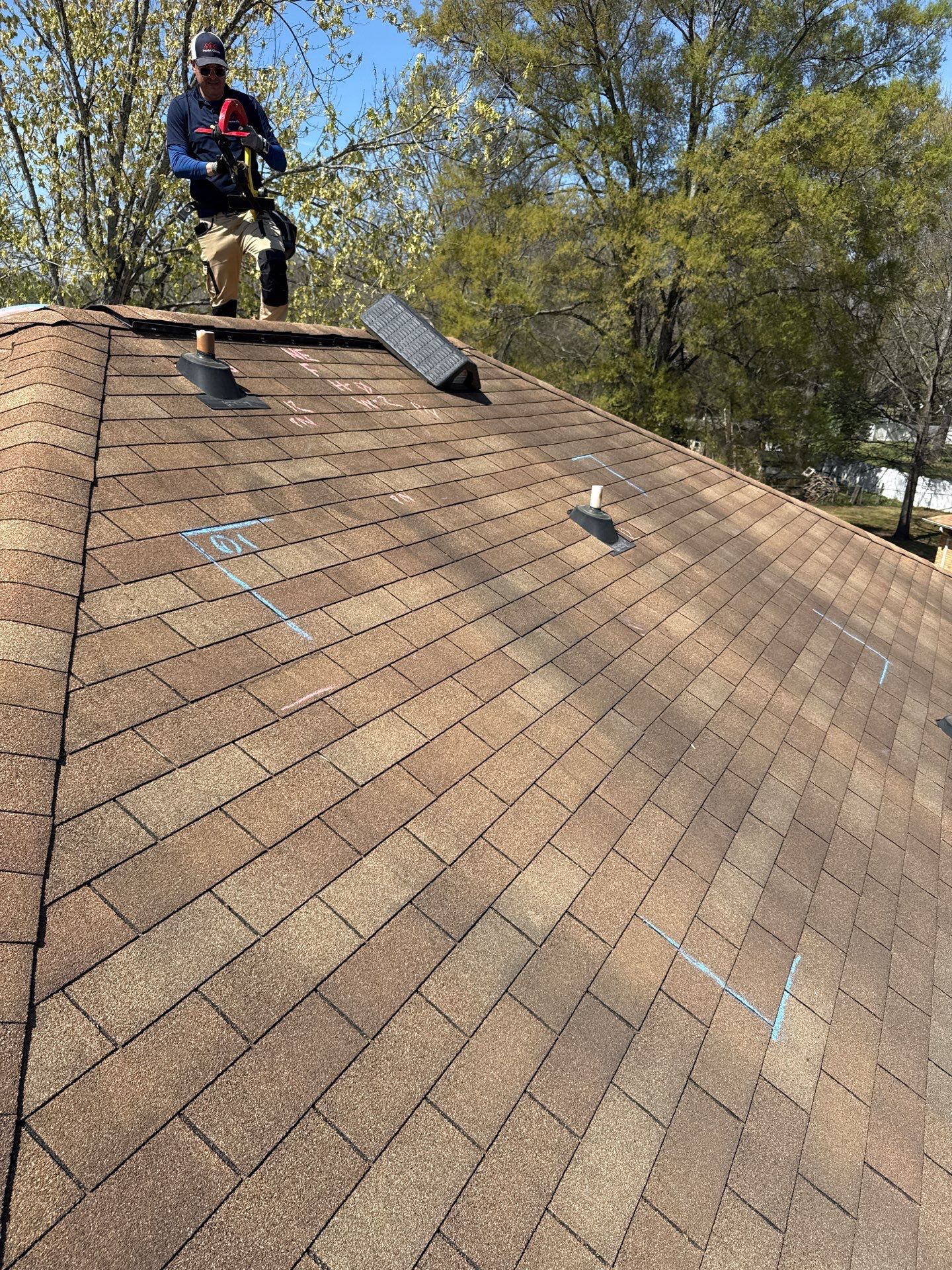 Roof replacement and interior repair by wind damage by Just Brilliant Restoration JBR