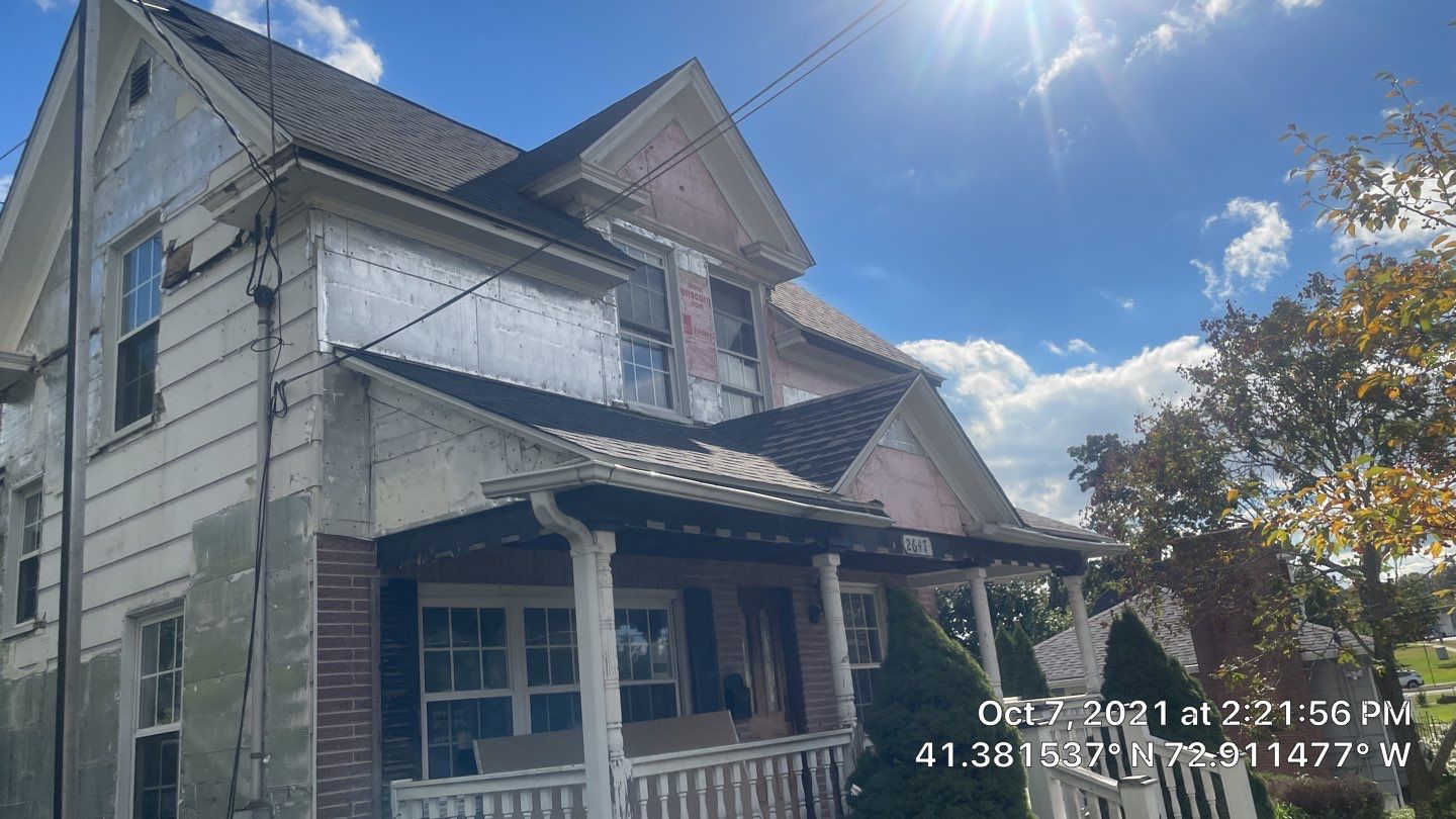 New roofing siding and gutters in new have CT by A Plus Exterior