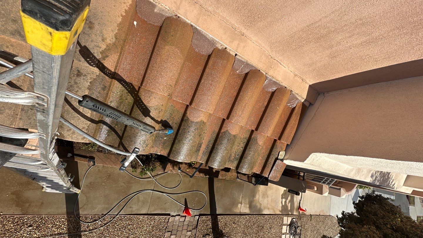 Huntington Beach Pressure Washing on Roof by Property Cleaning Experts, LLC