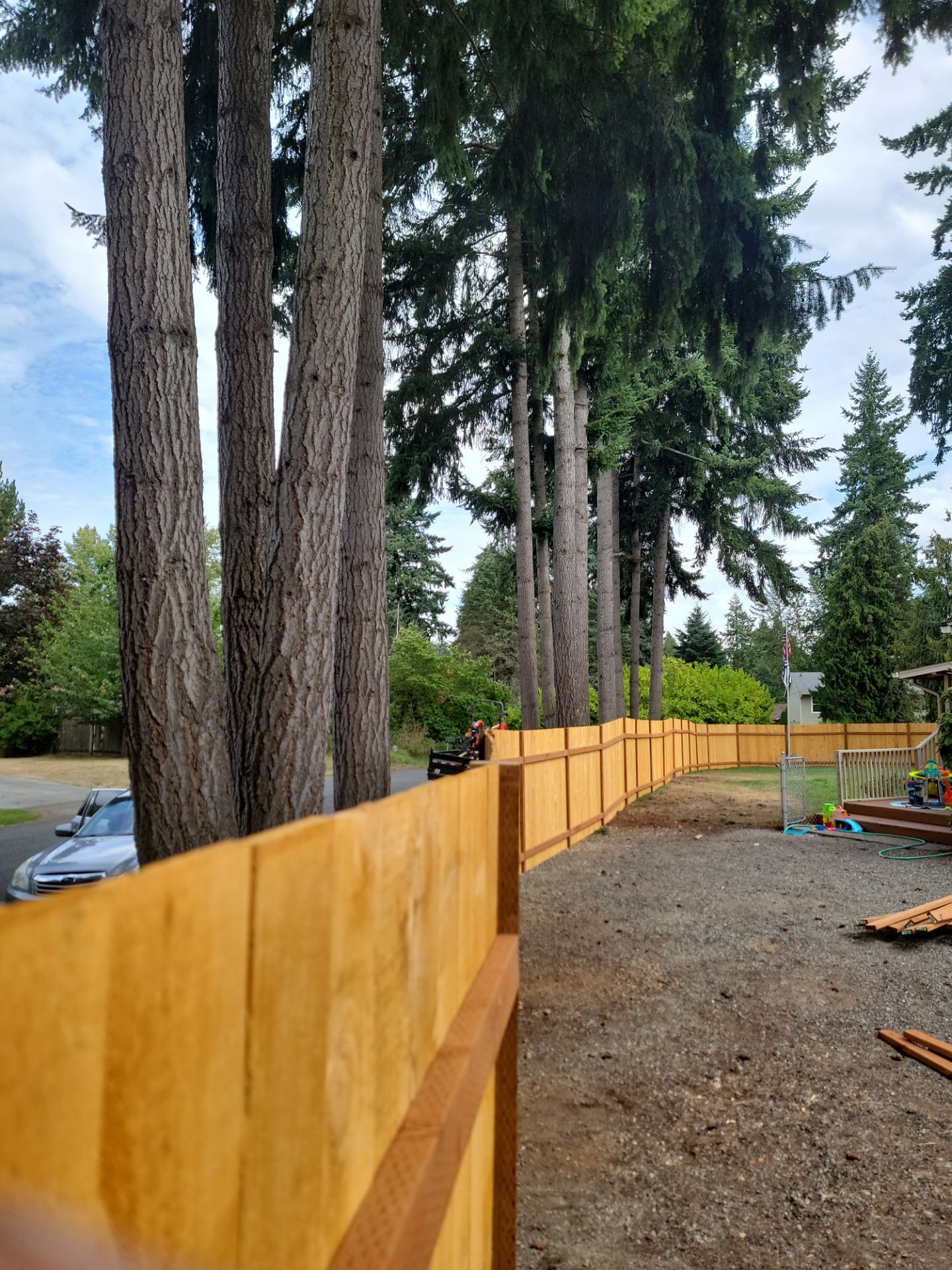 6 ft privacy fence by Long Range Customs LLC