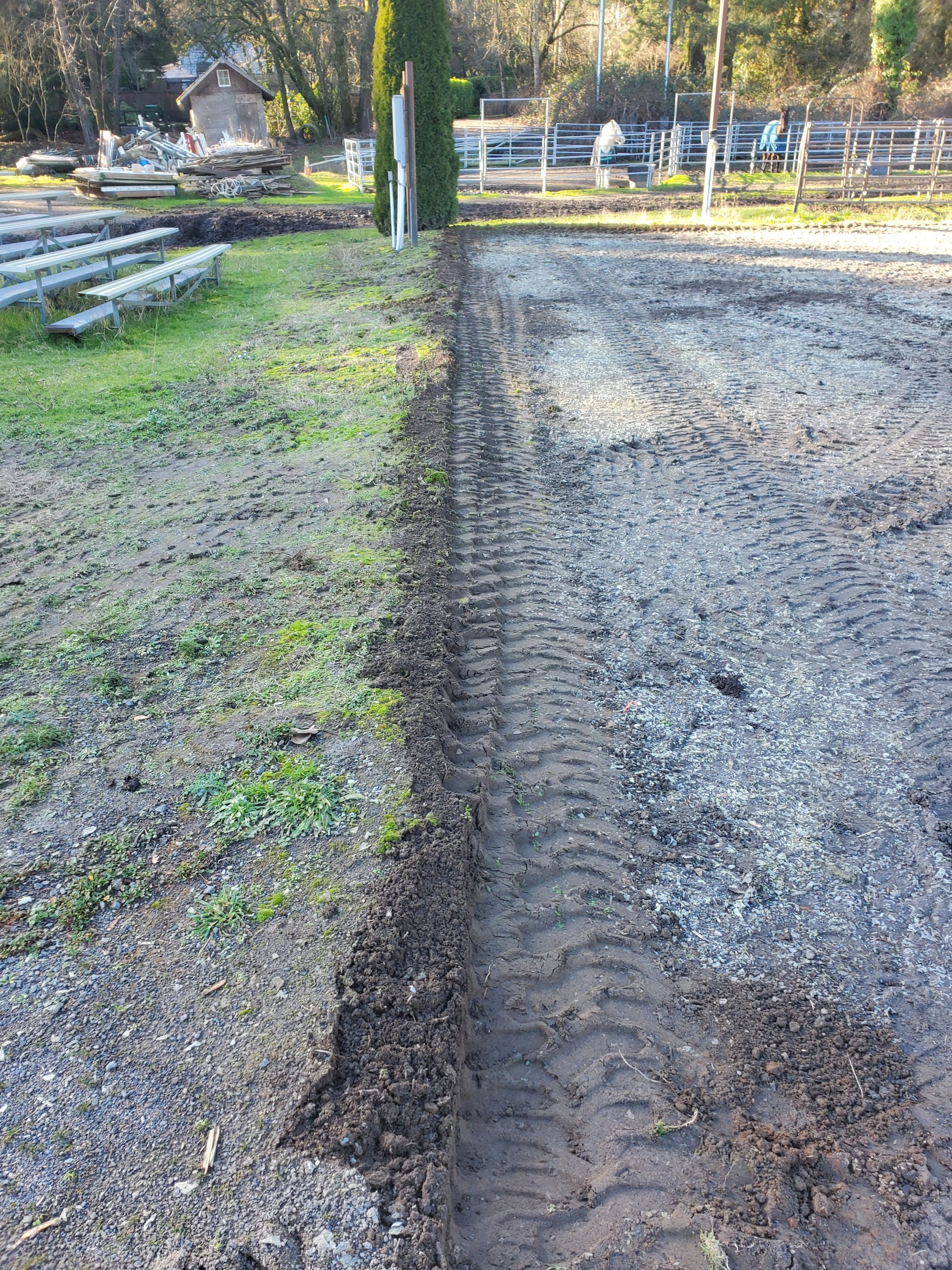 Lake Oswego Hunt Club Equestrian Outdoor Arena  by Construction Now LLC