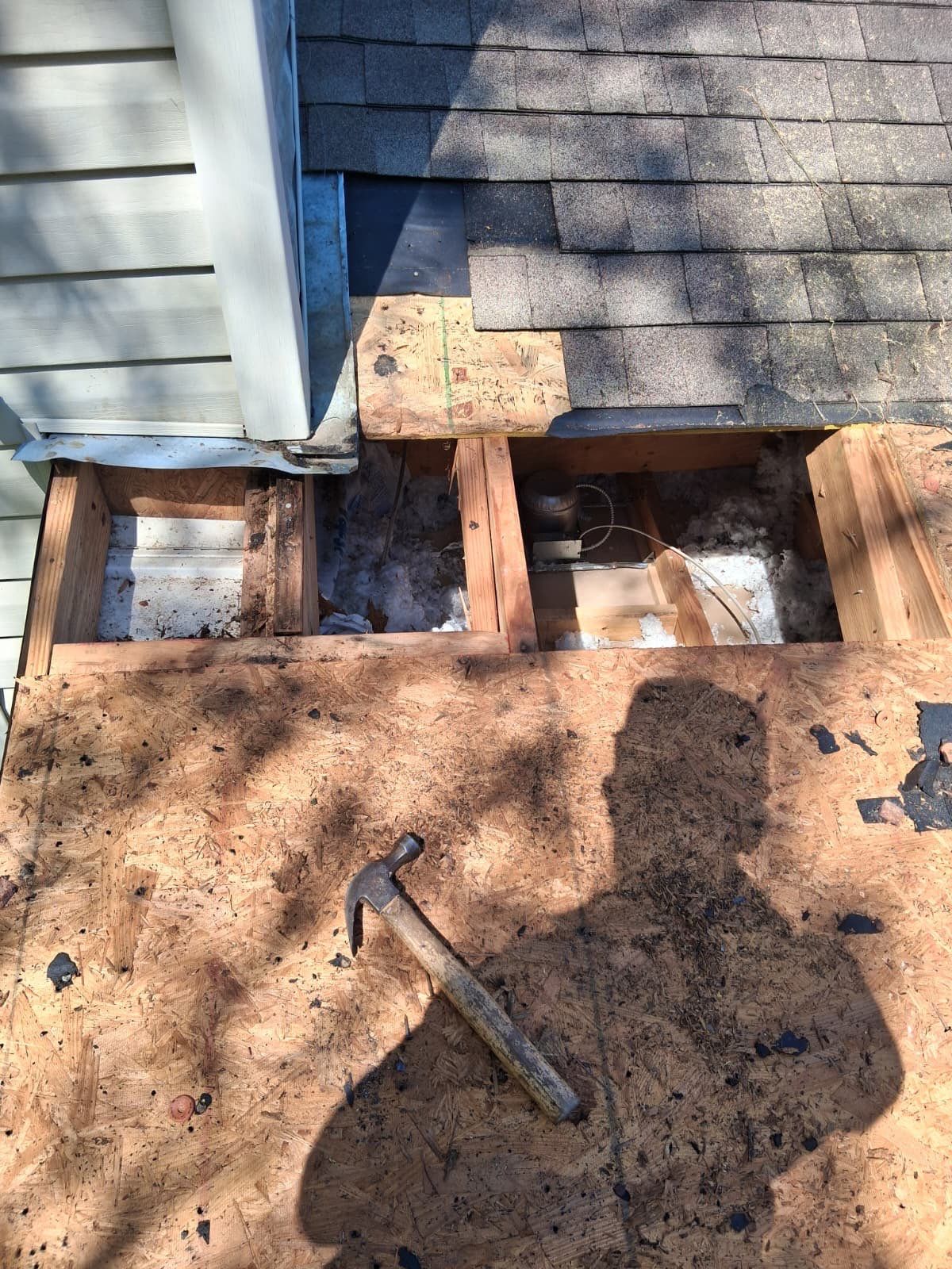 Asphalt Shingle Roof Repair and Structural Sheathing in Diamondhead by Frontline Roofing