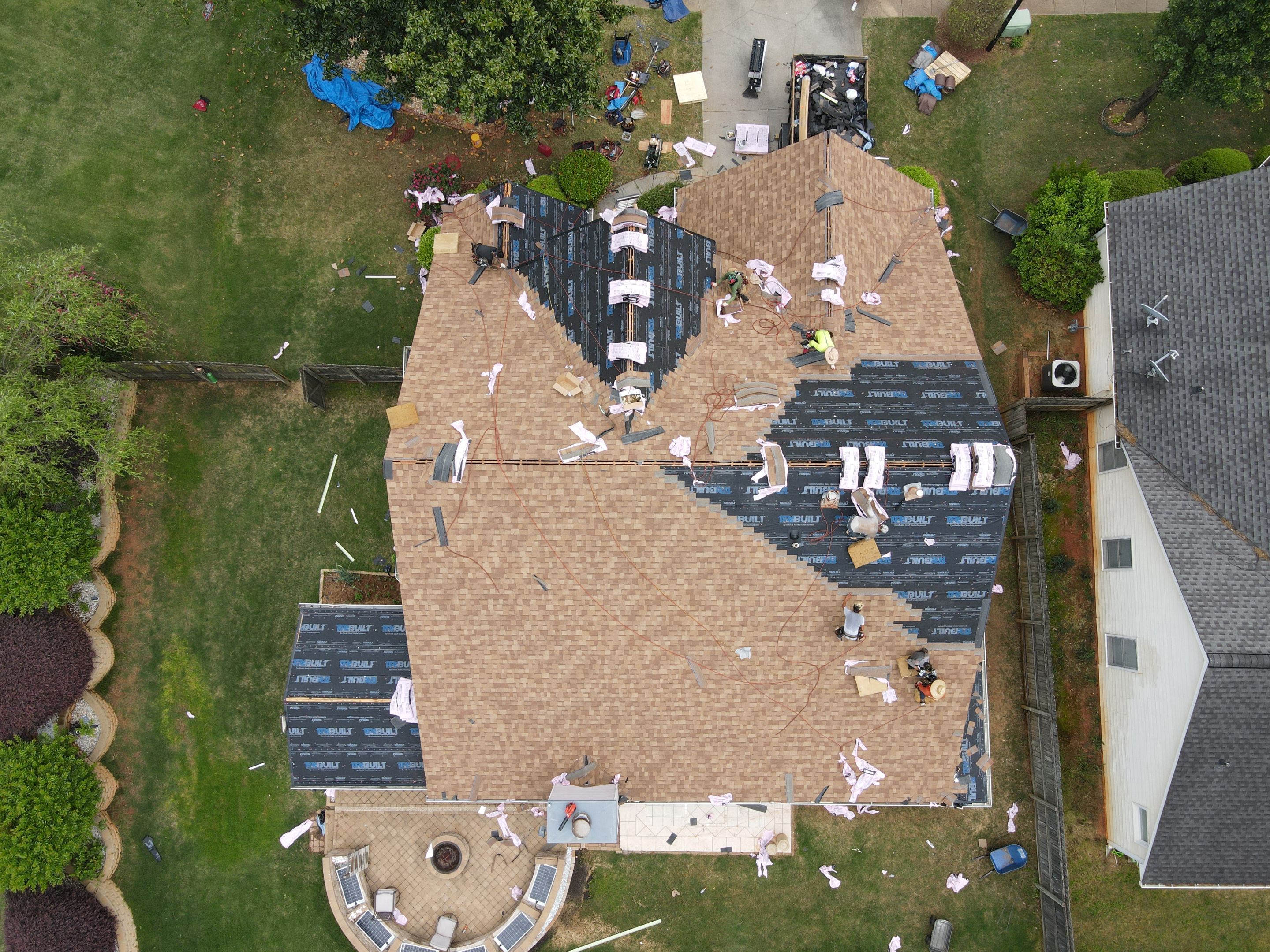 Residential Roofing Installation using Atlas  by Inspector Roofing and Restoration