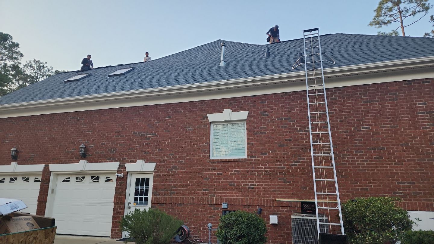 Residential Roofing Installation using Owens Corning Duration Estate Gray by Indigo State Roofing