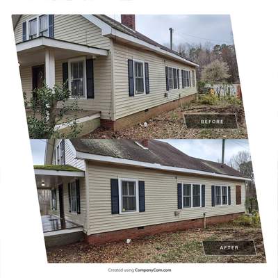 House Wash using cleaner