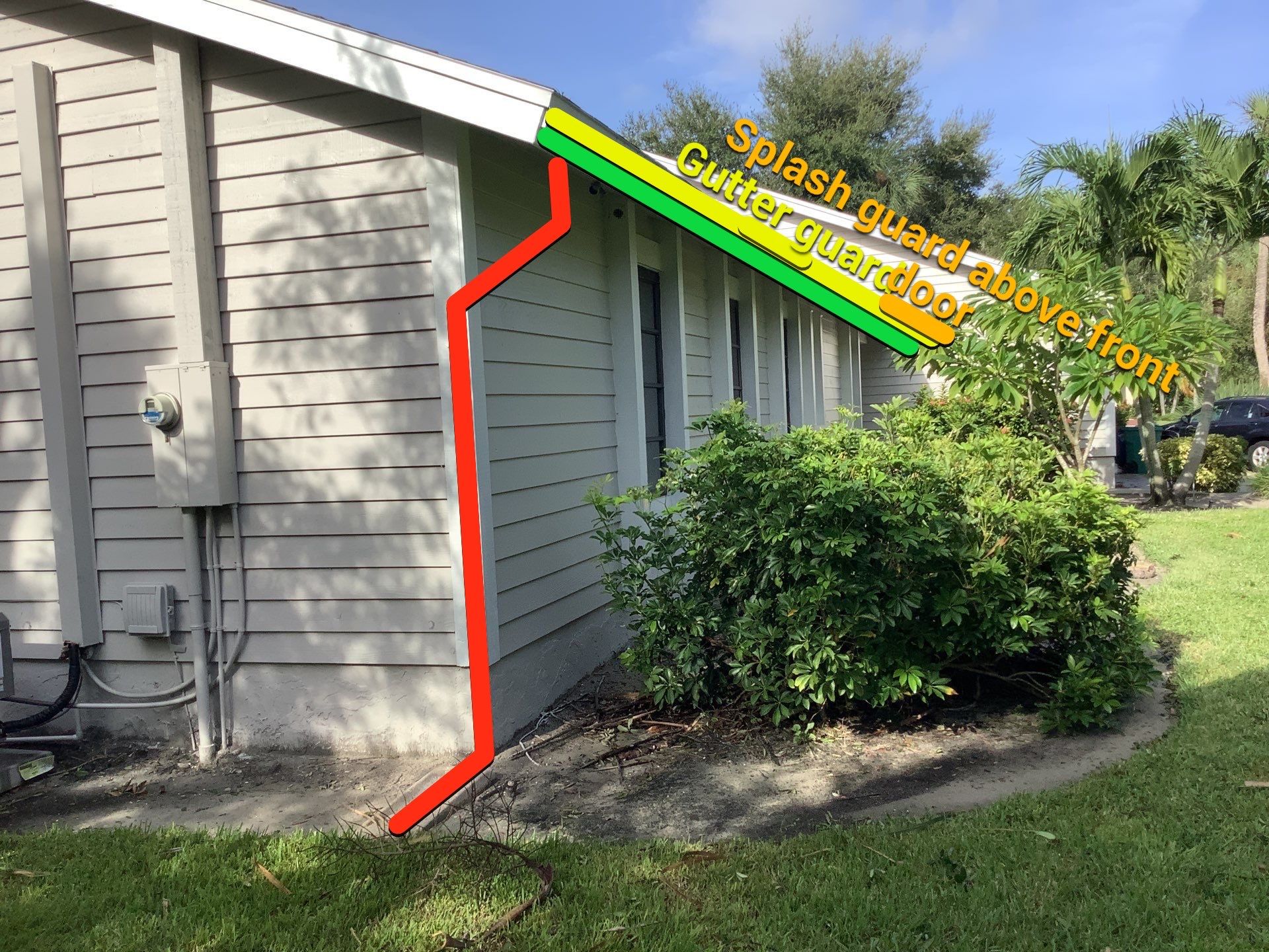 Splash Guards for Fort Myers Homes by Gutter Professors
