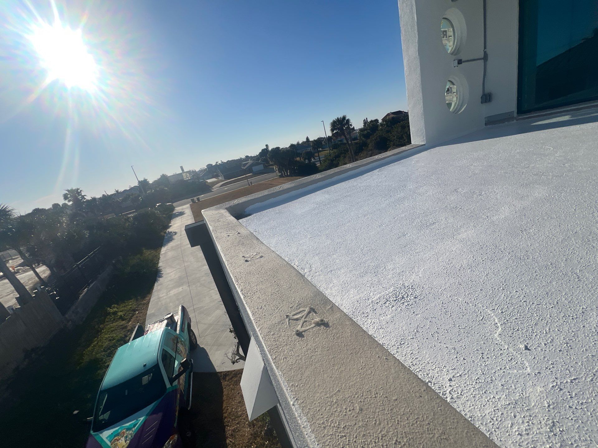 Flat Reroof Replacement Daytona Beach FL by Pinnacle Roofing Group