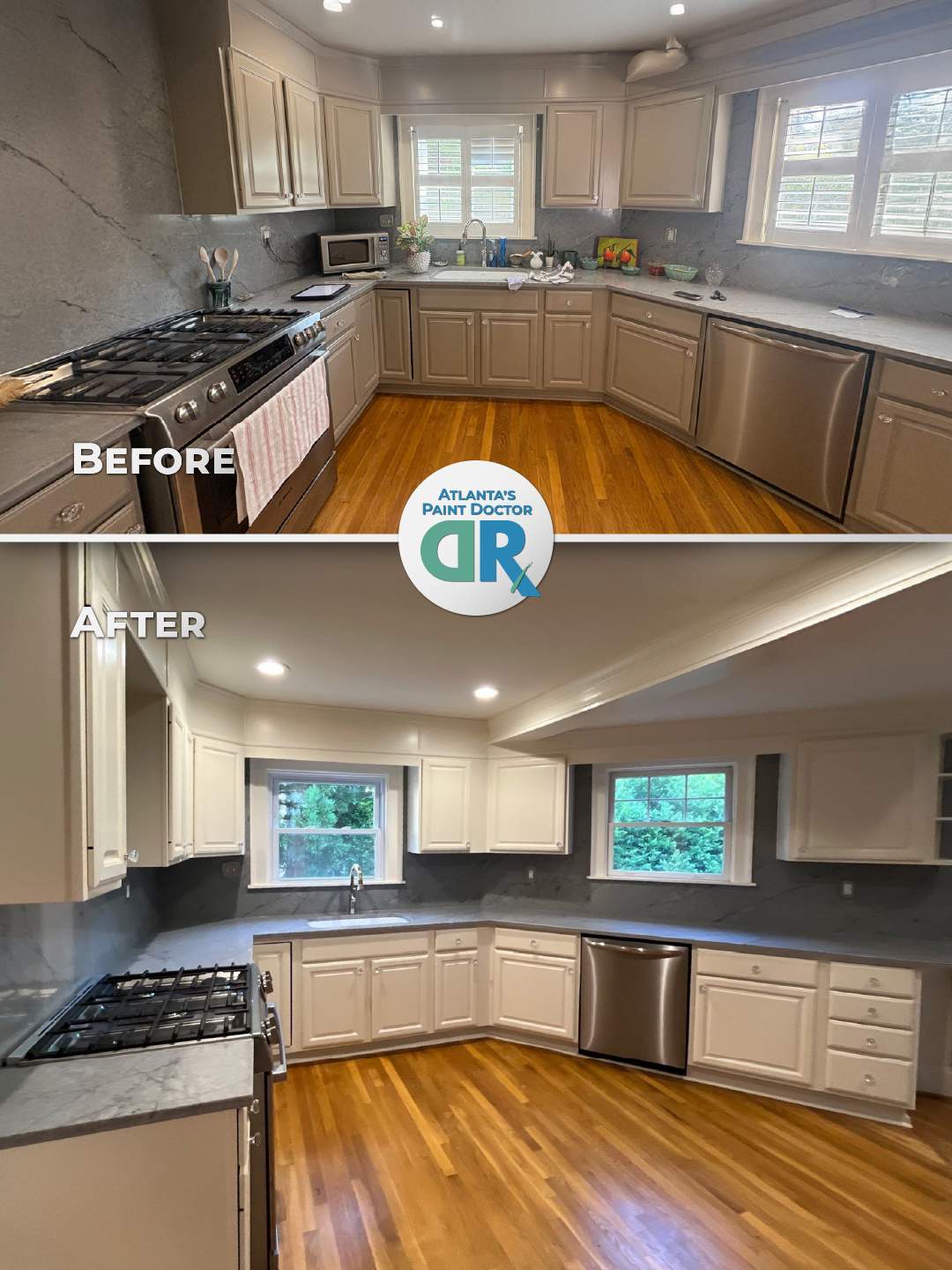 Ktichen Transformation in Atlanta by Atlanta's Paint Doctor