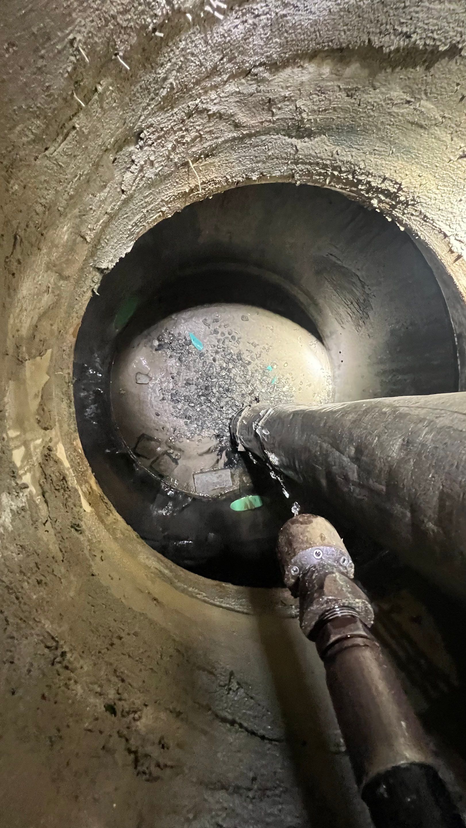 New Community Construction Sewer System Cleaning by APS Power & Water