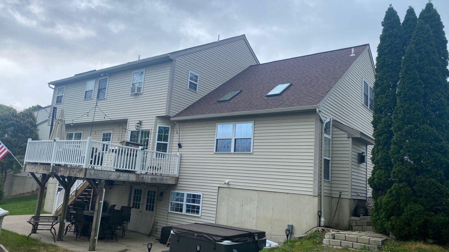 Roofing Installation using CertainTeed Landmark - Burnt Sienna by Storm Guard of Ches-Mont PA