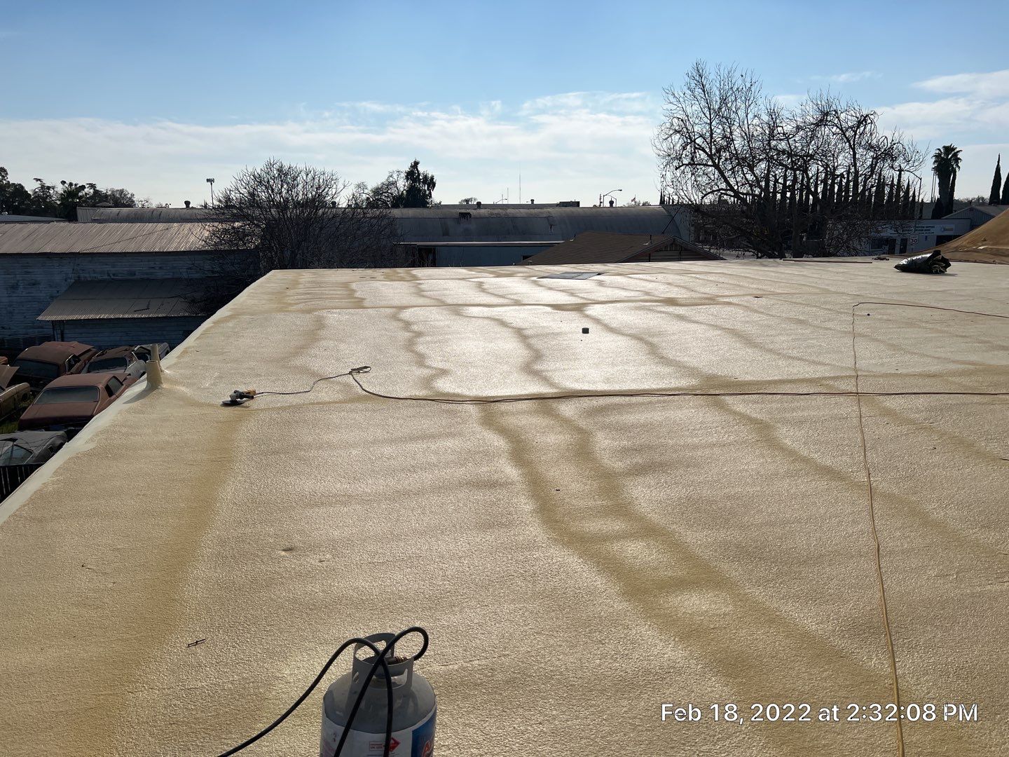 Spray foam and coatings using Conklin Benchmark/PUMA XL coatings and spray foam by Straight Edge Roofing Inc