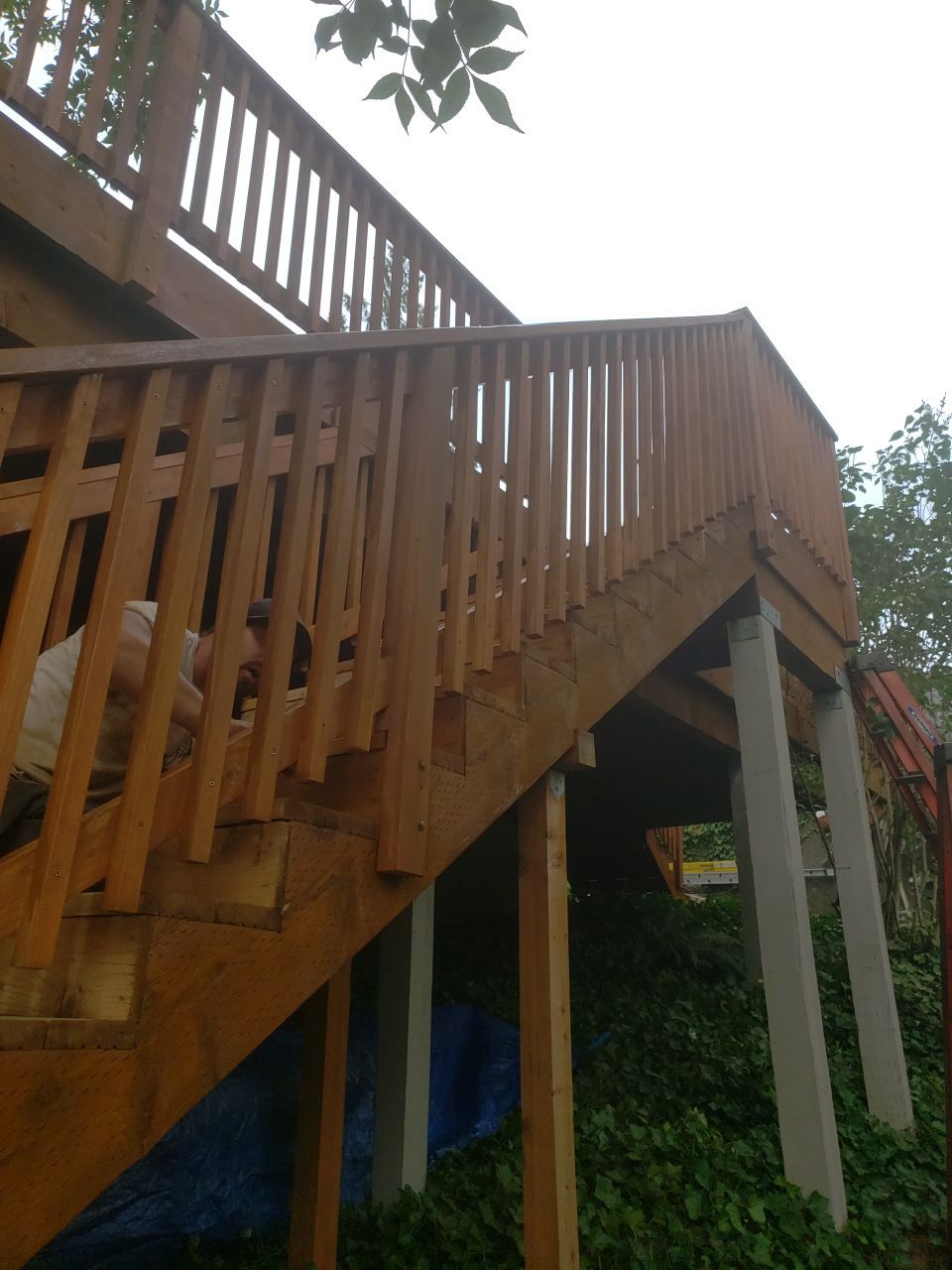 Deck Restoration using Armstrong-Clark Semi-Transparent Cedar 97229 by Paul Schopp